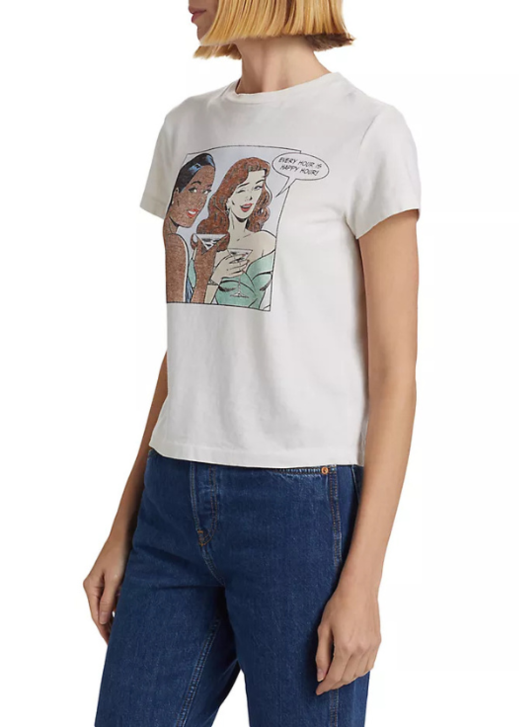 Re/Done Re/Done Happy Hour Tee