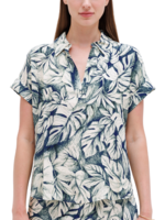 Go Silk Go Silk Polo Printed Top