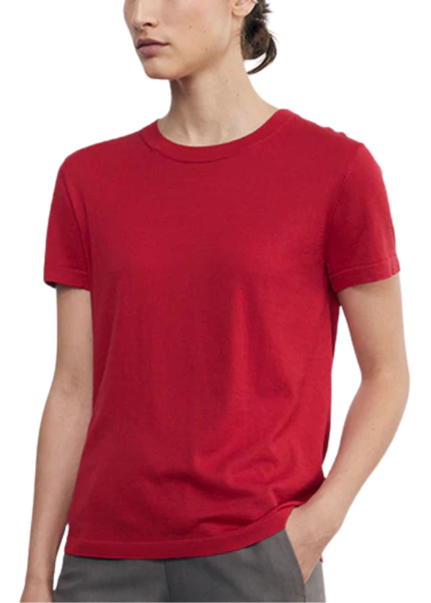 Enza Costa Enza Costa Silk Knit Perfect Tee