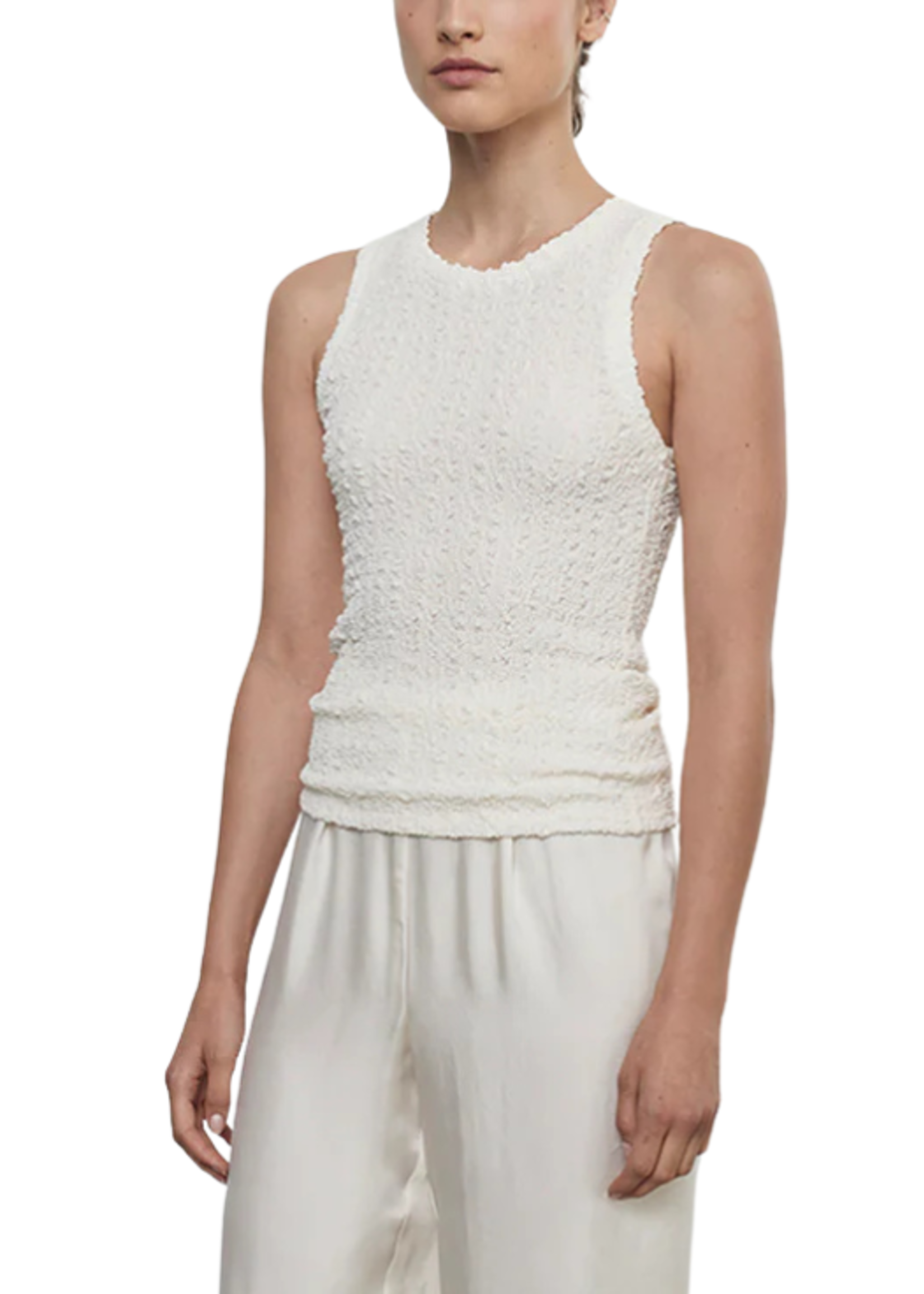Enza Costa Enza Costa Puckered Sheath Tank