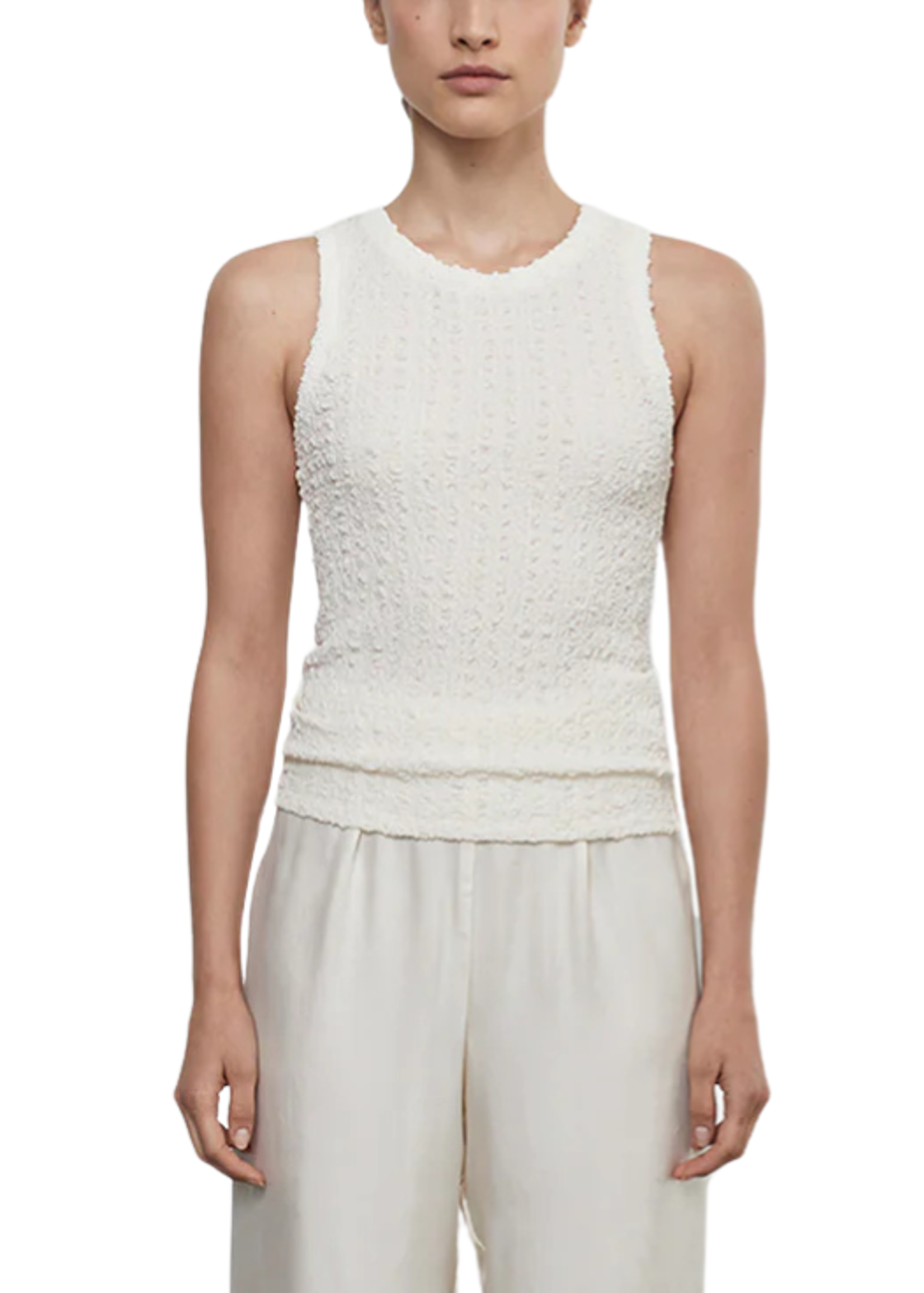 Enza Costa Enza Costa Puckered Sheath Tank