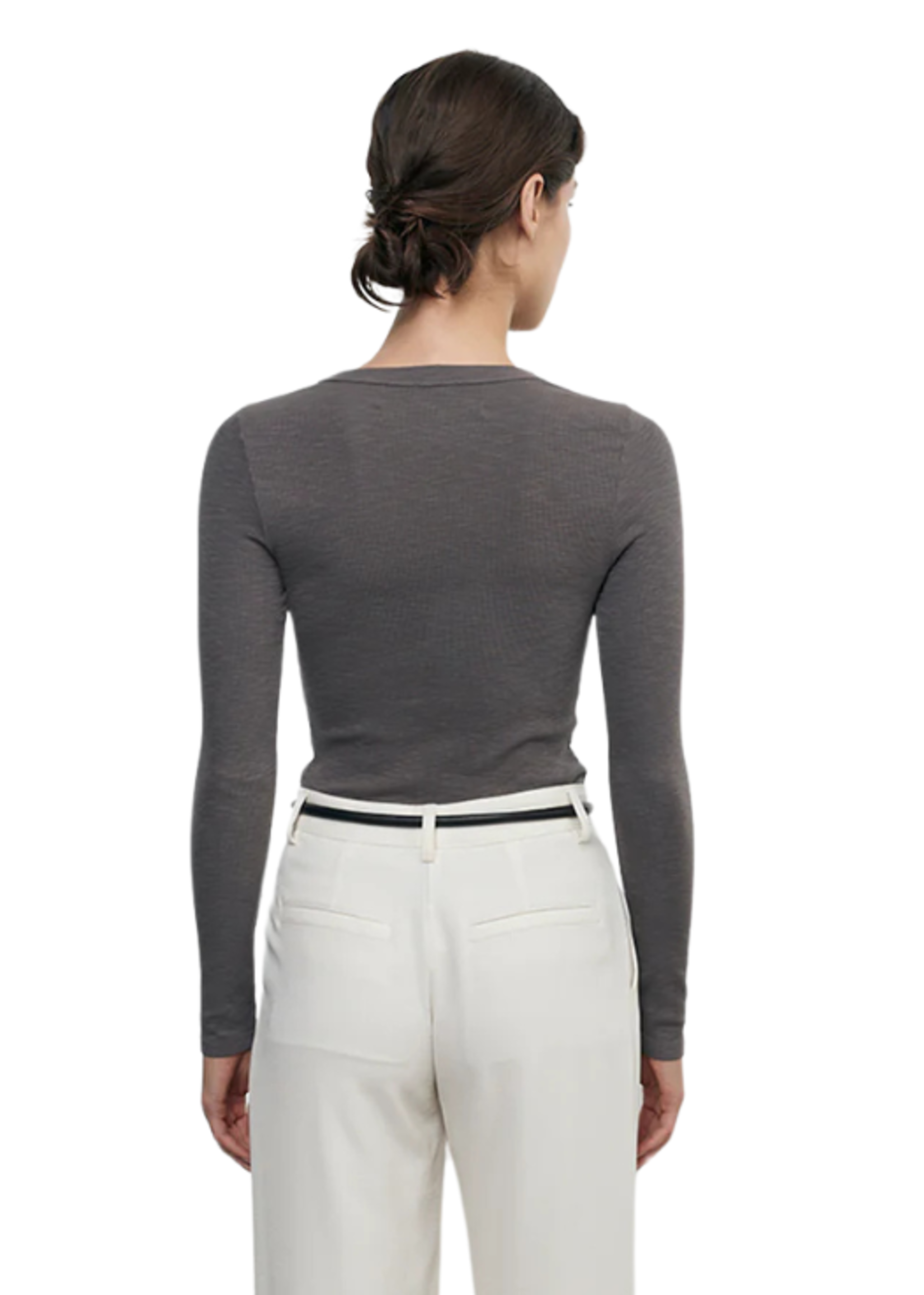 Enza Costa Enza Costa Rib L/S Crew