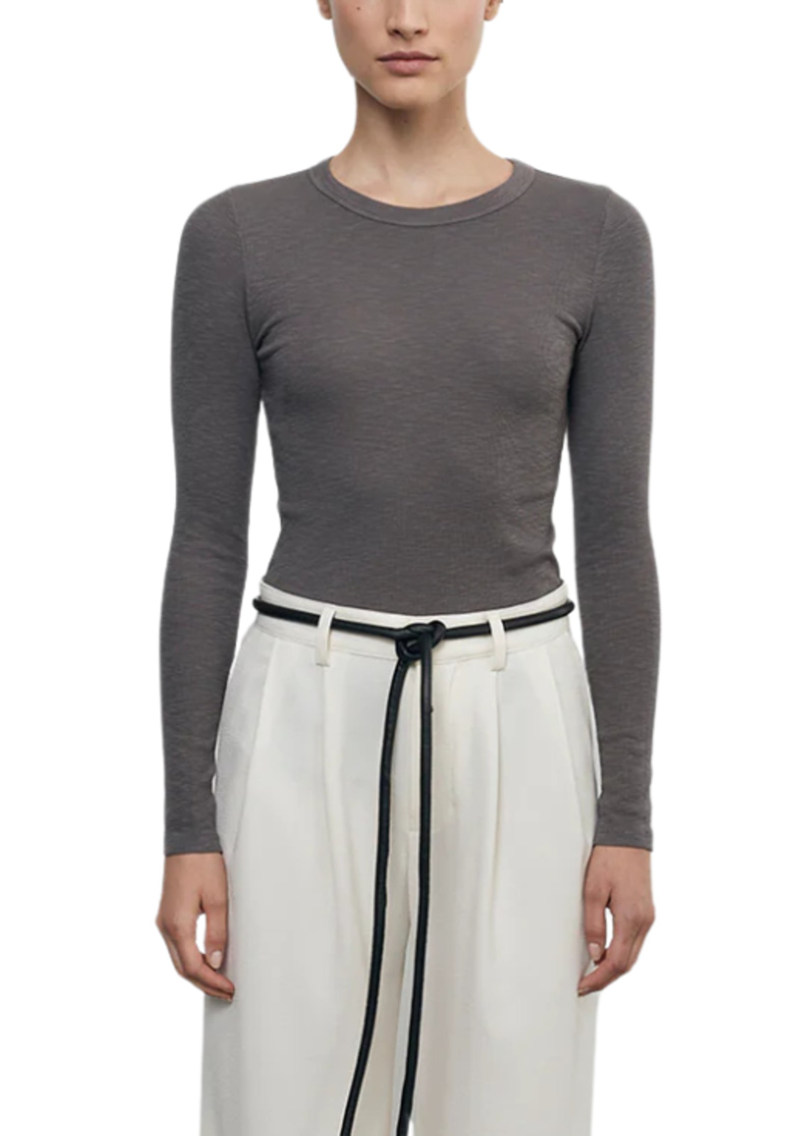Enza Costa Enza Costa Rib L/S Crew