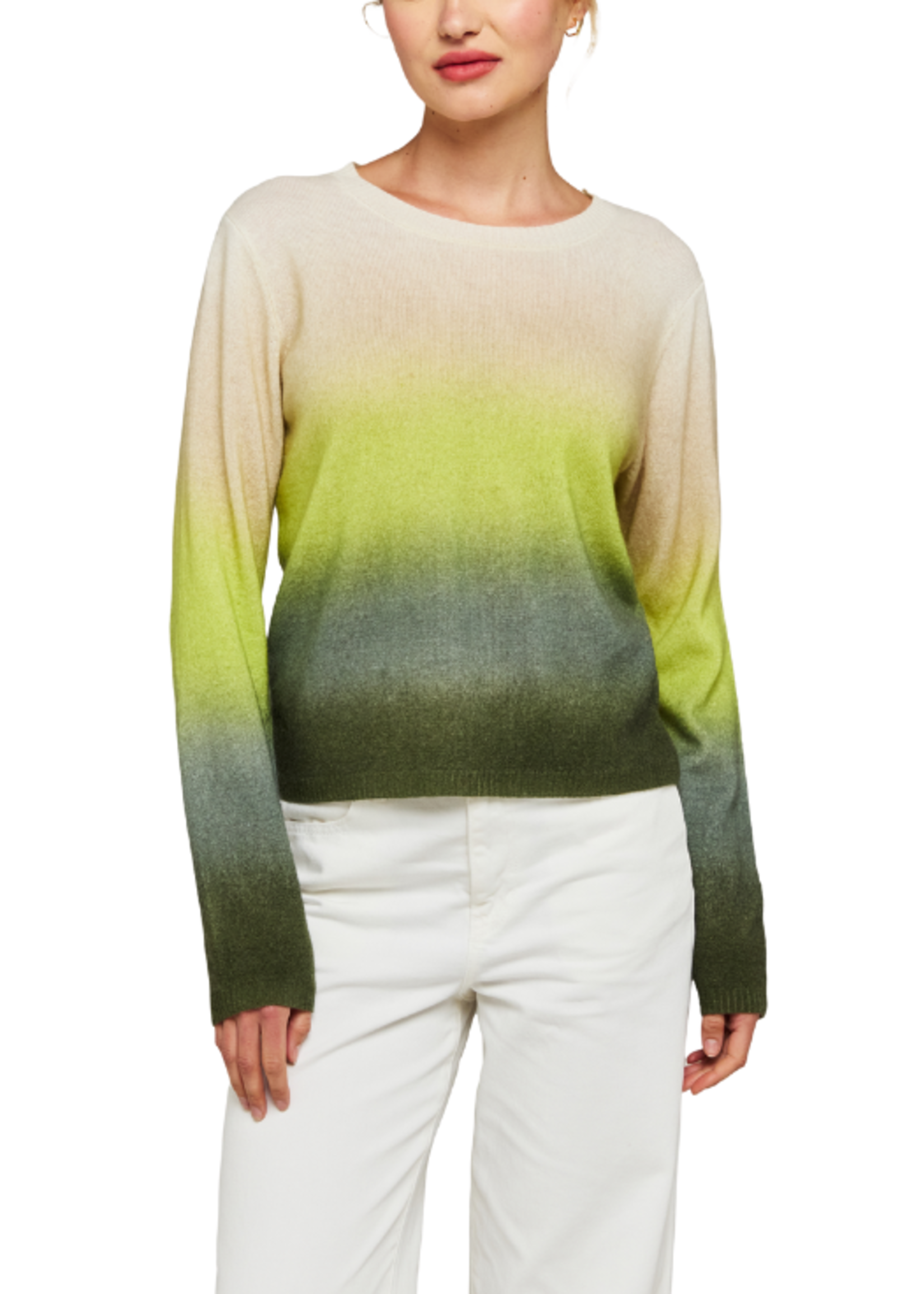 Brodie Cashmere Brodie Bali Print Crew