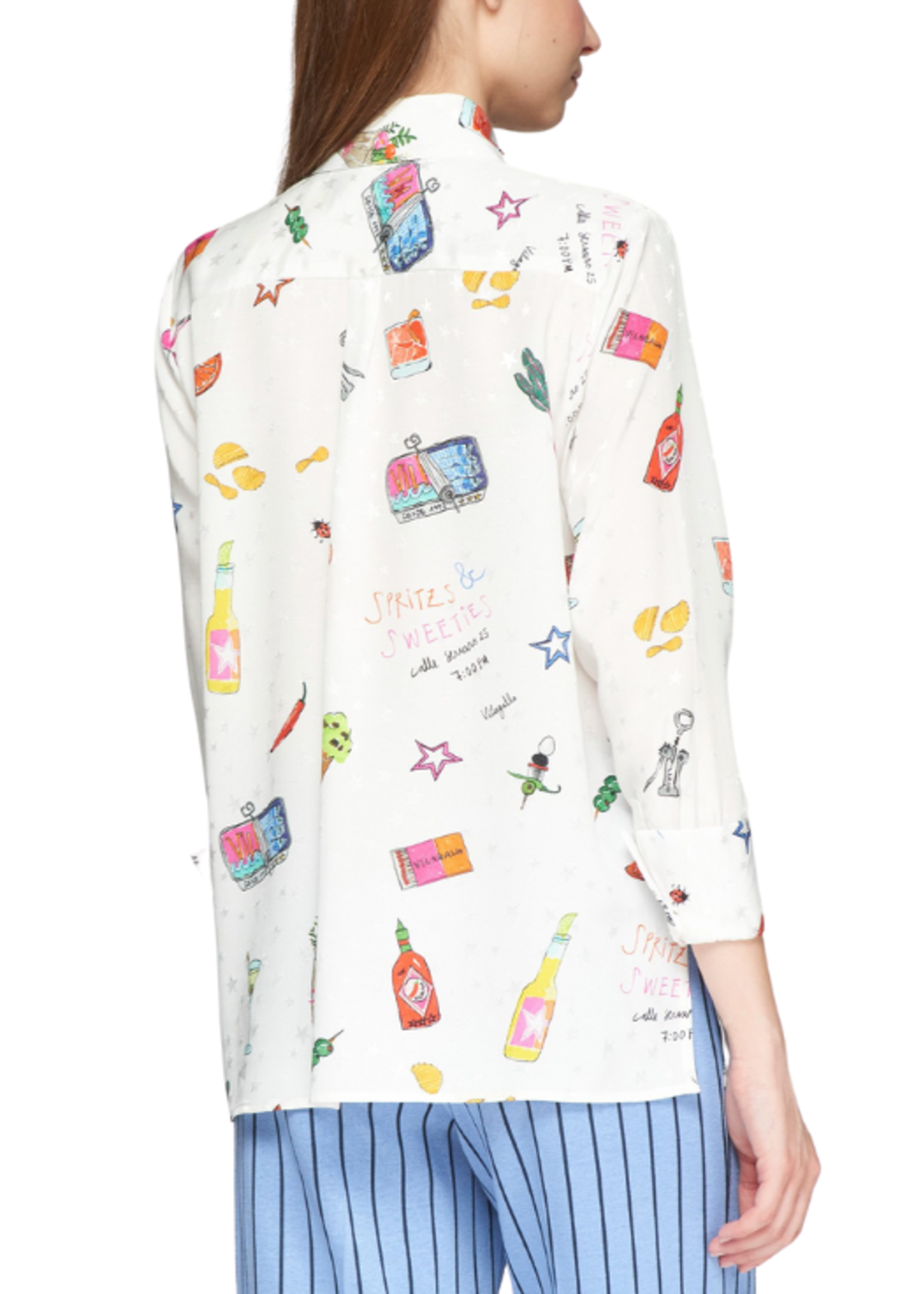 Vilagallo Vilagallo Mariela Print Shirt