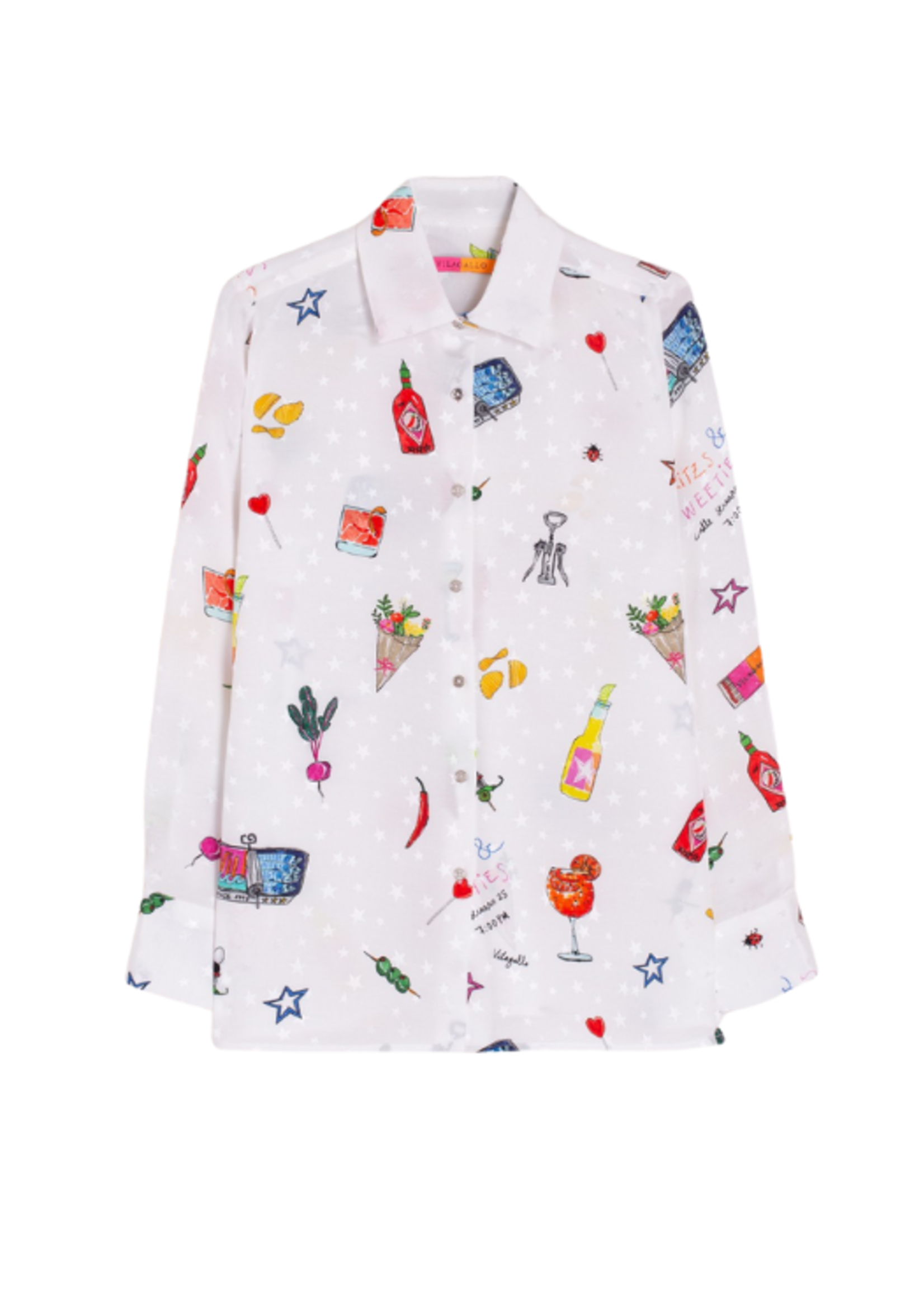 Vilagallo Vilagallo Mariela Print Shirt