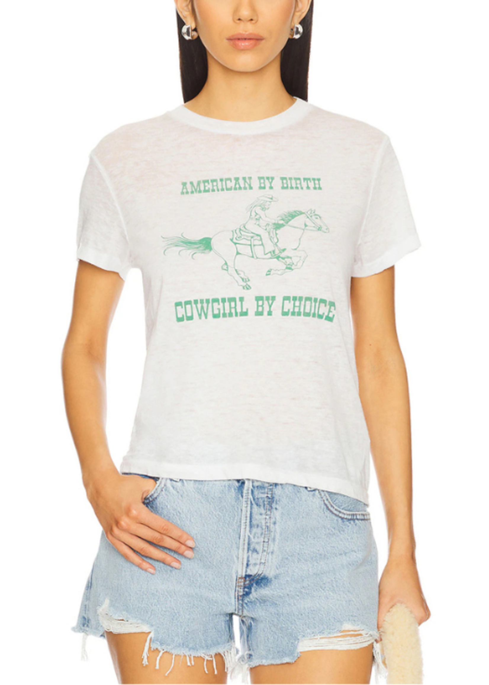 Re/Done Re/Done Classic Tee Cowgirl