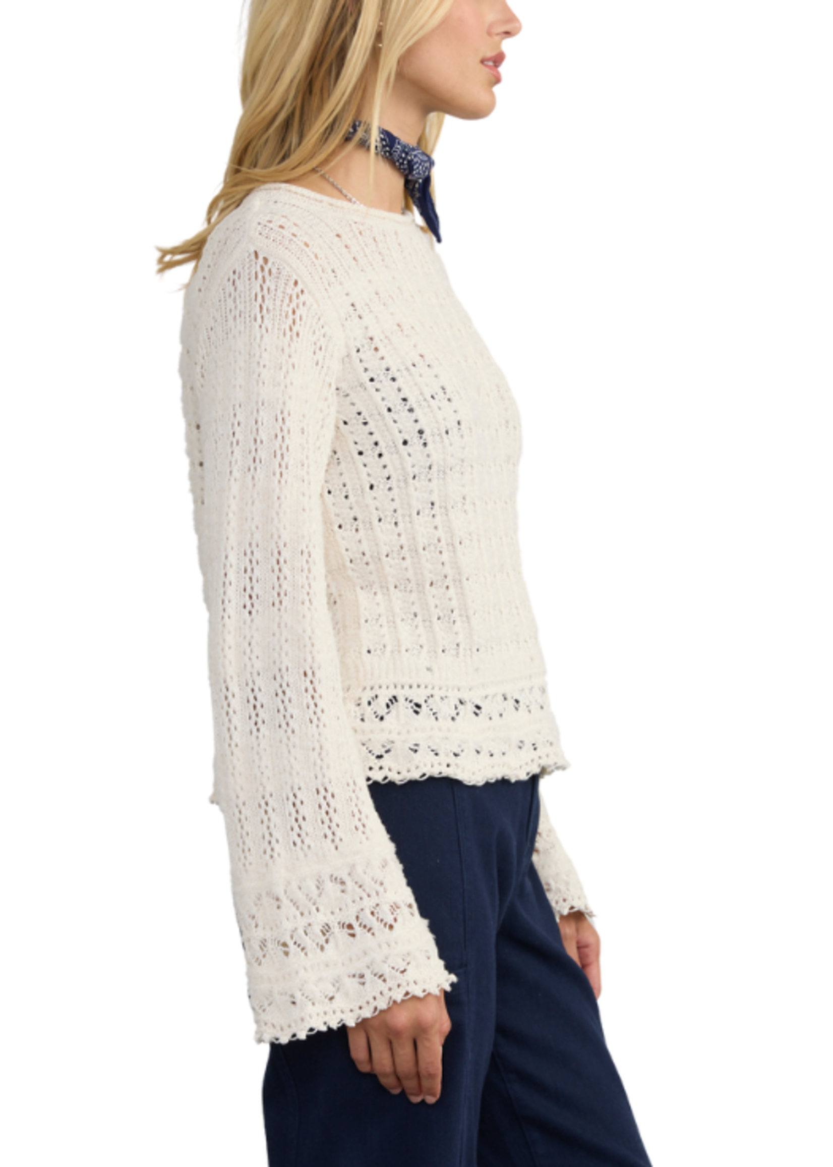 Margaret O'Leary MOL Bell Sleeve Pullover