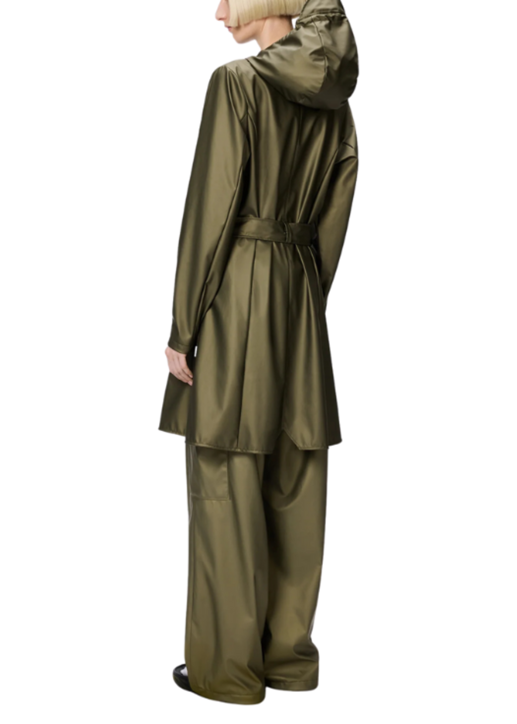 Rains Rains Curve Long Jacket