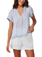 Bella Dahl Bella Dahl S/S Flowy Stripe Top