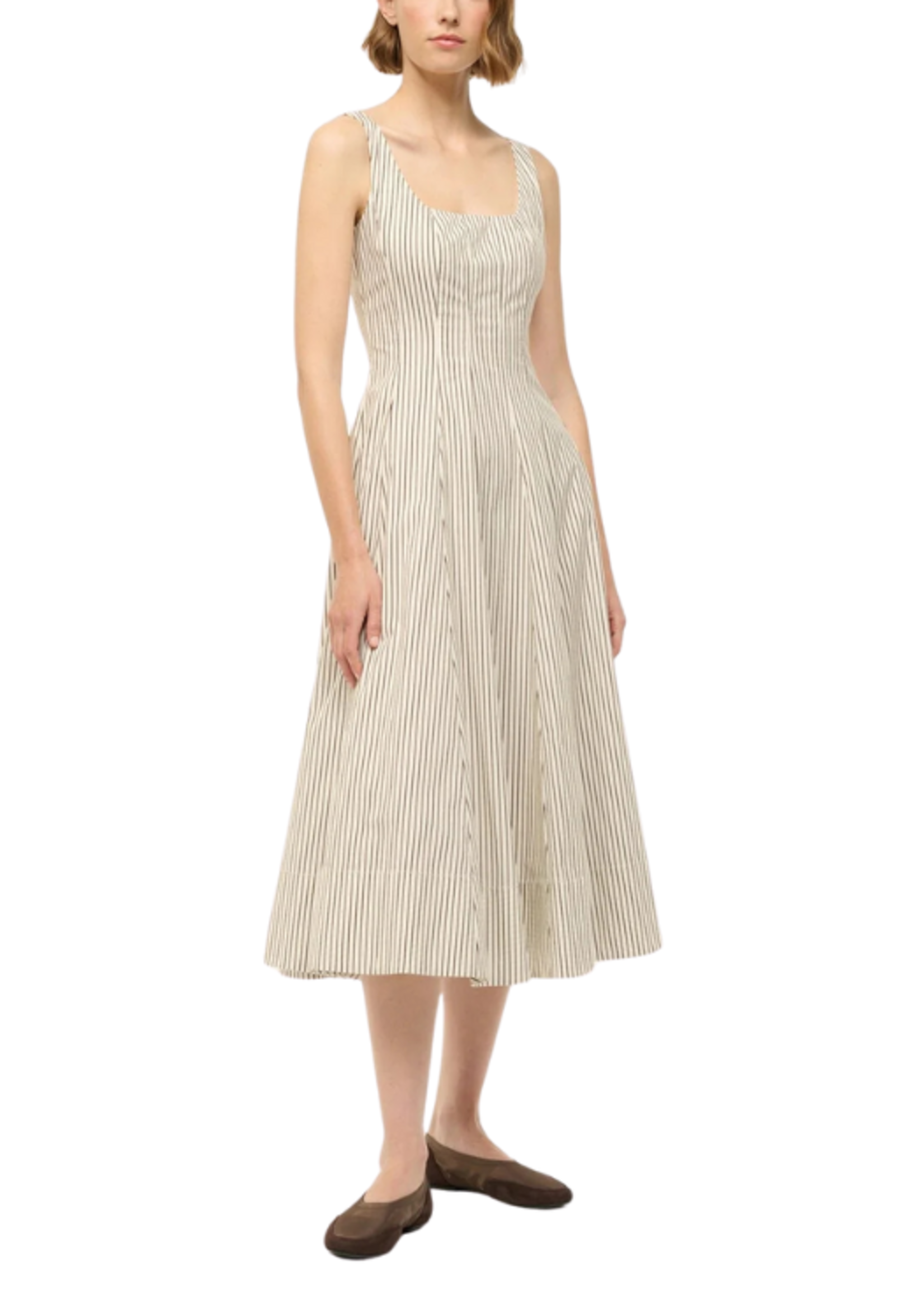 STAUD Staud Wells Stripe Dress