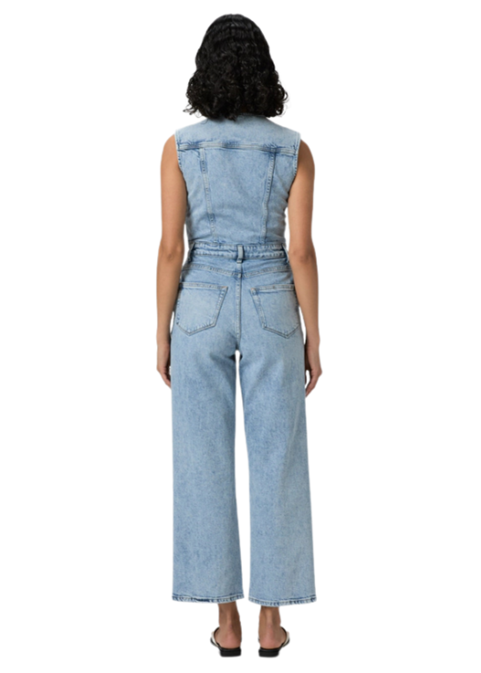 Paige Paige Cirie Ankle Denim Jumpsuit
