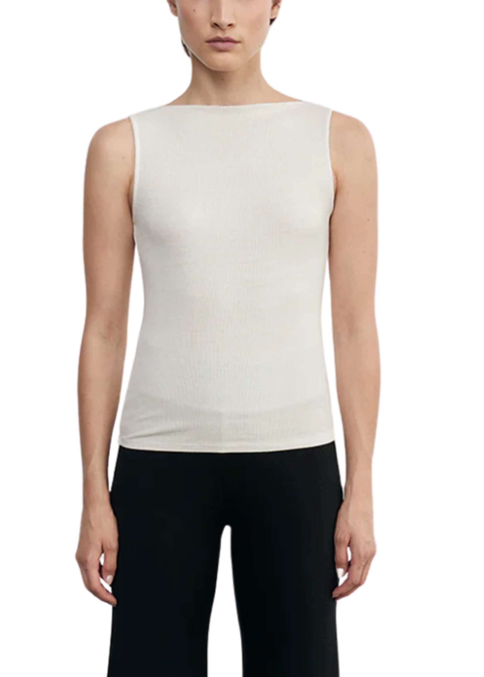 Enza Costa Enza Costa Silk Knit Boatneck