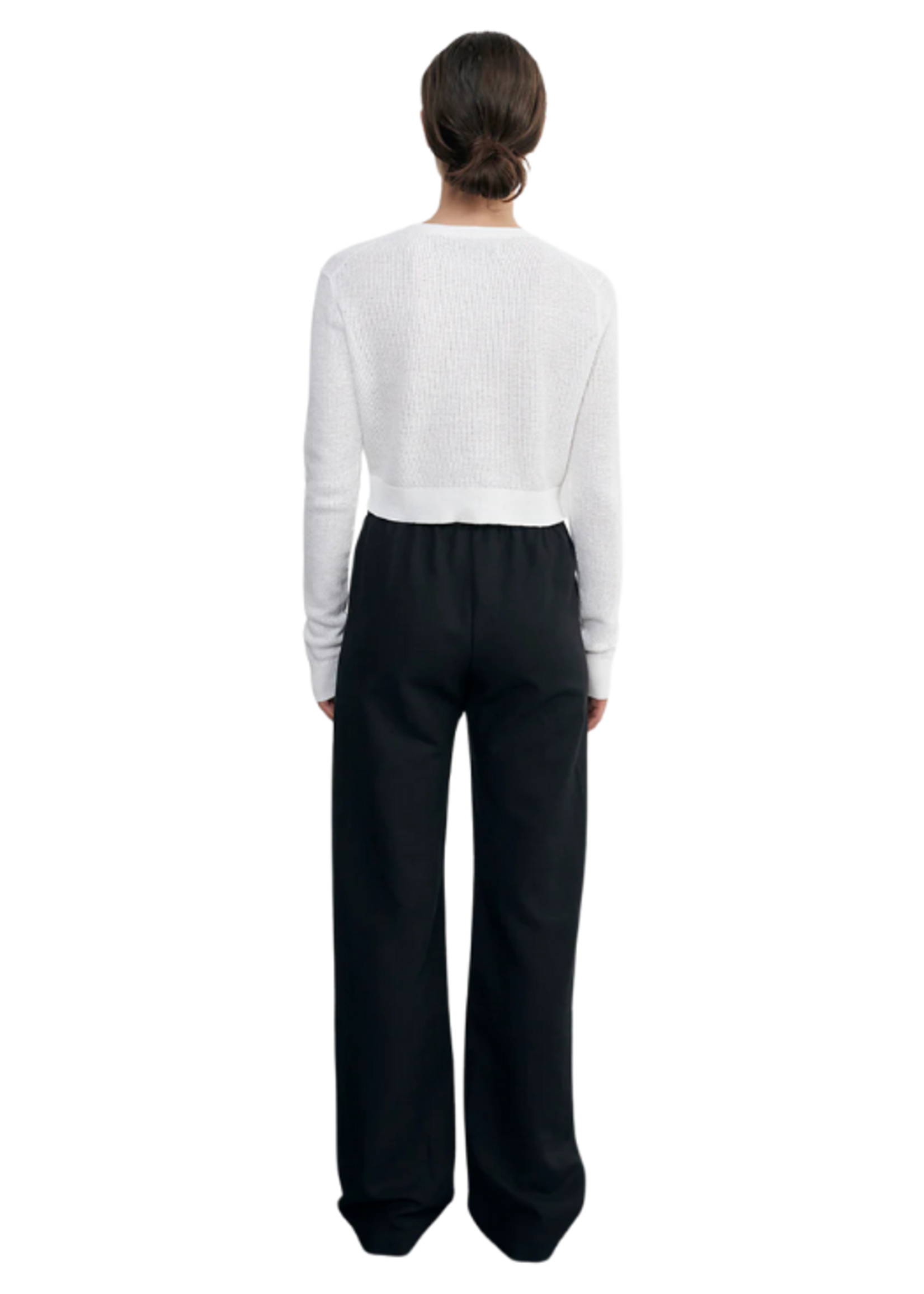 Enza Costa Enza Costa Linen Cropped Cardigan