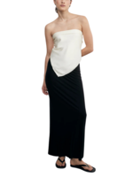 Enza Costa Enza Costa Silk Knit Bias Skirt