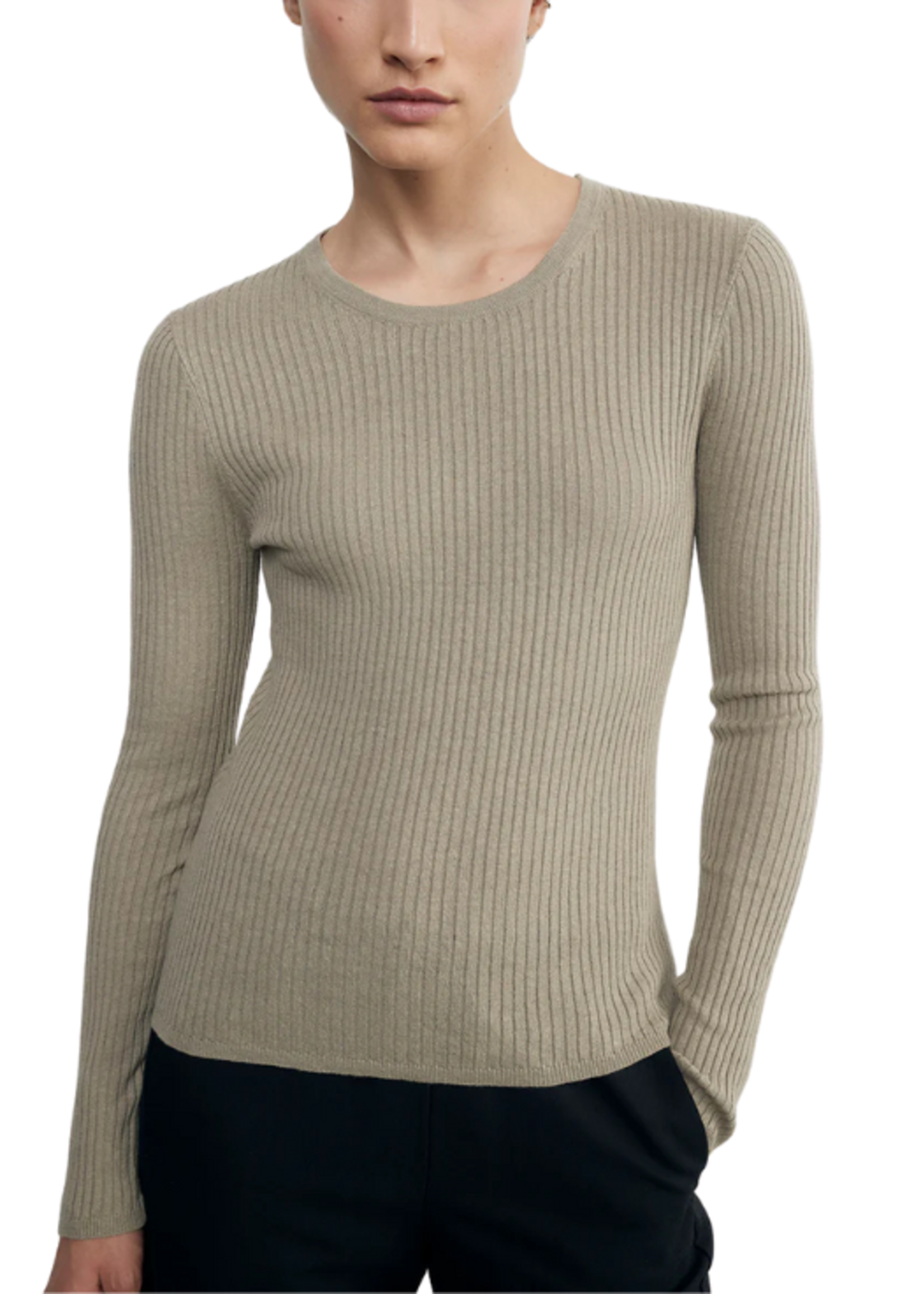 Enza Costa Enza Costa Linen Rib L/S Tee