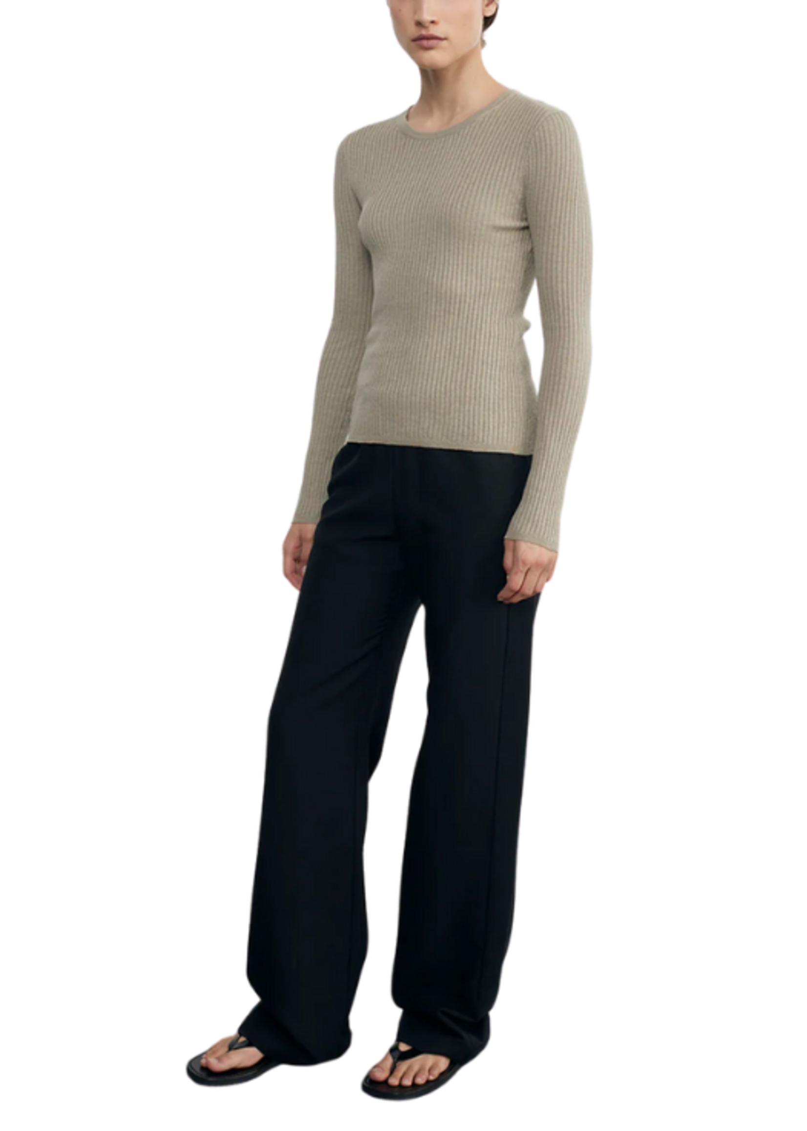 Enza Costa Enza Costa Linen Rib L/S Tee