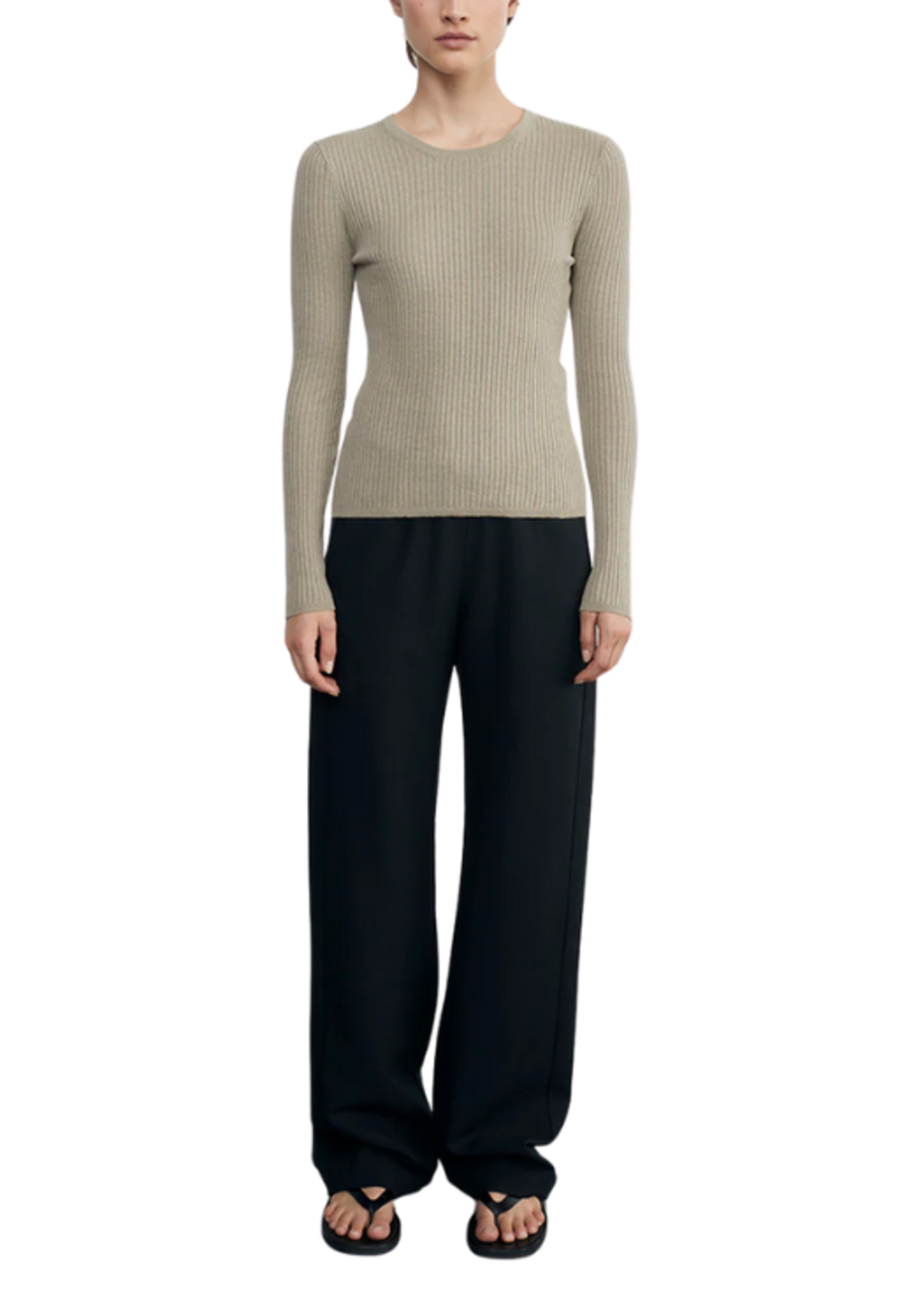 Enza Costa Enza Costa Linen Rib L/S Tee
