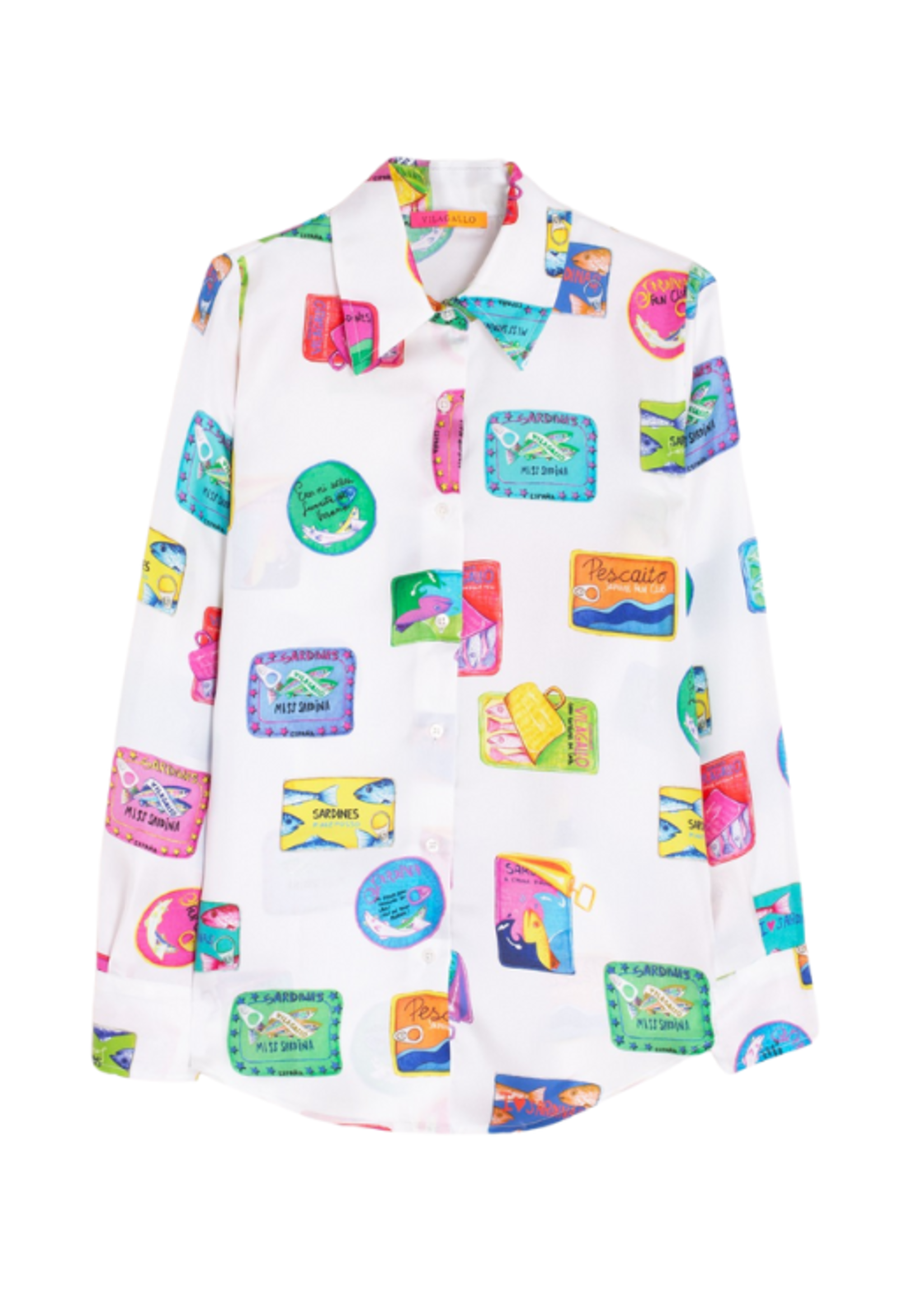 Vilagallo Vilagallo Sardinas Seda Print Blouse