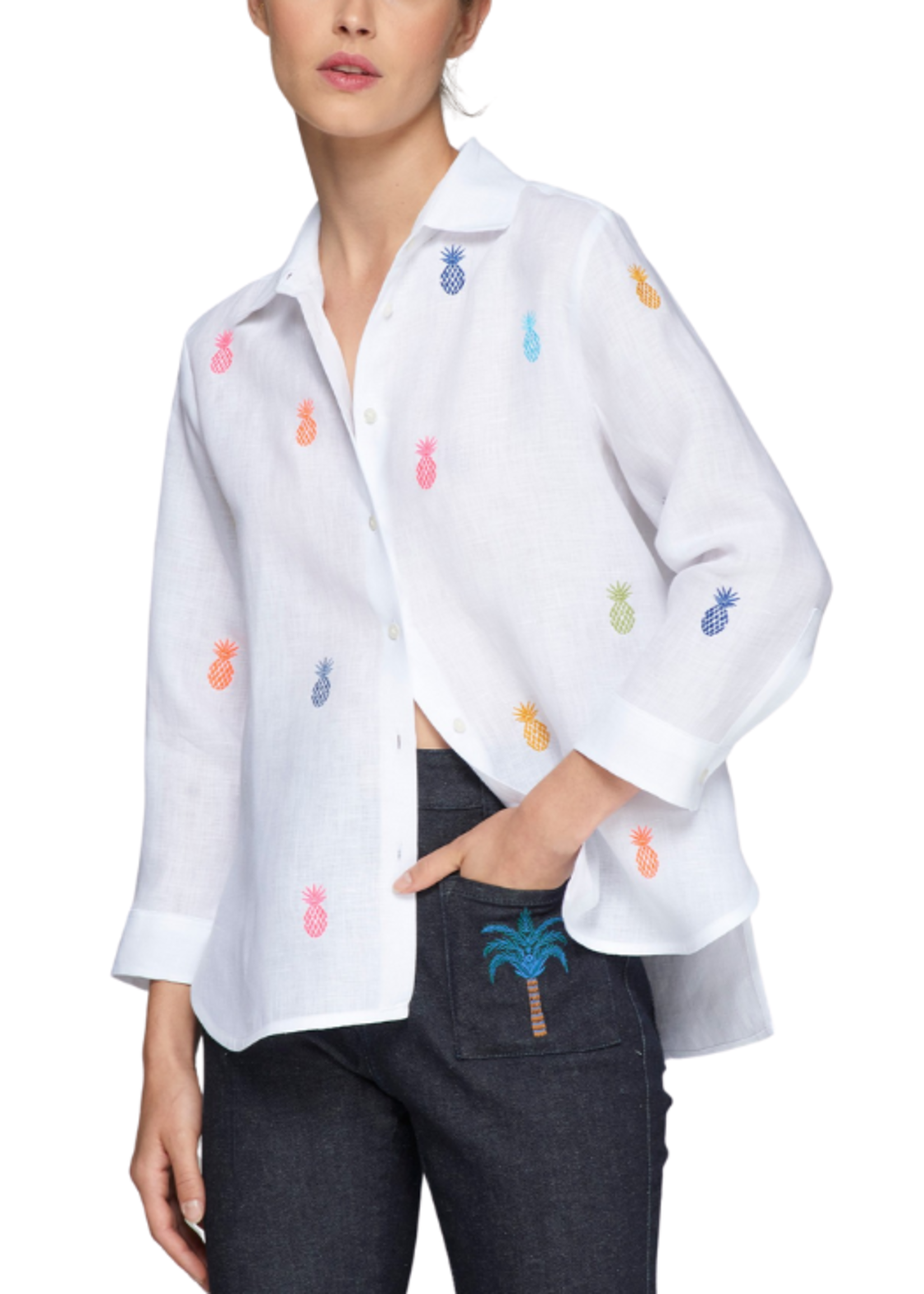 Vilagallo Vilagallo Pineapple Shirt