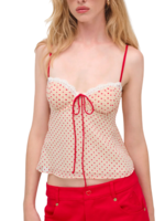 For Love & Lemons FLL Love Dot Camisole Top