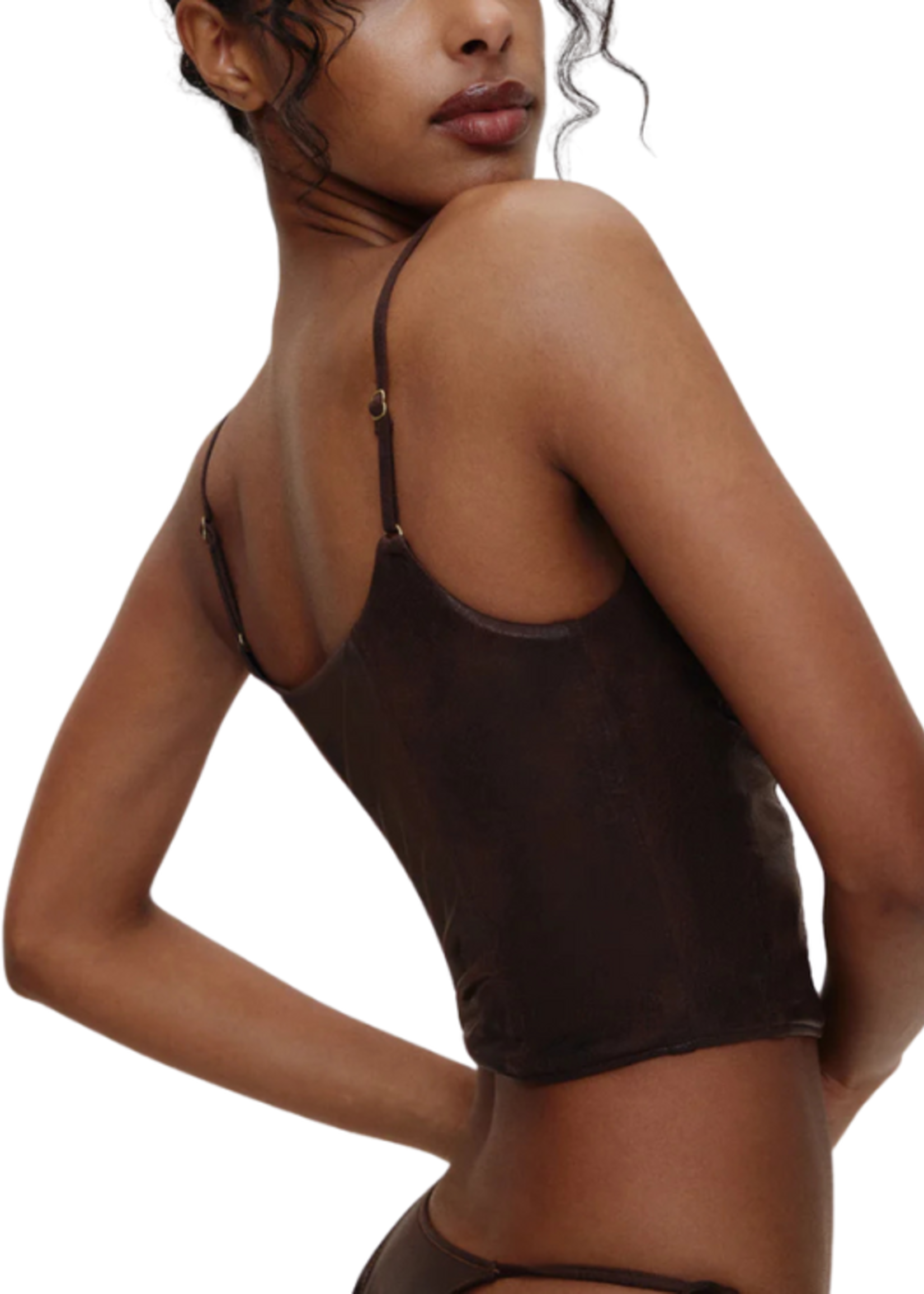 Frankies Bikinis Frankies Ranch Leather Top