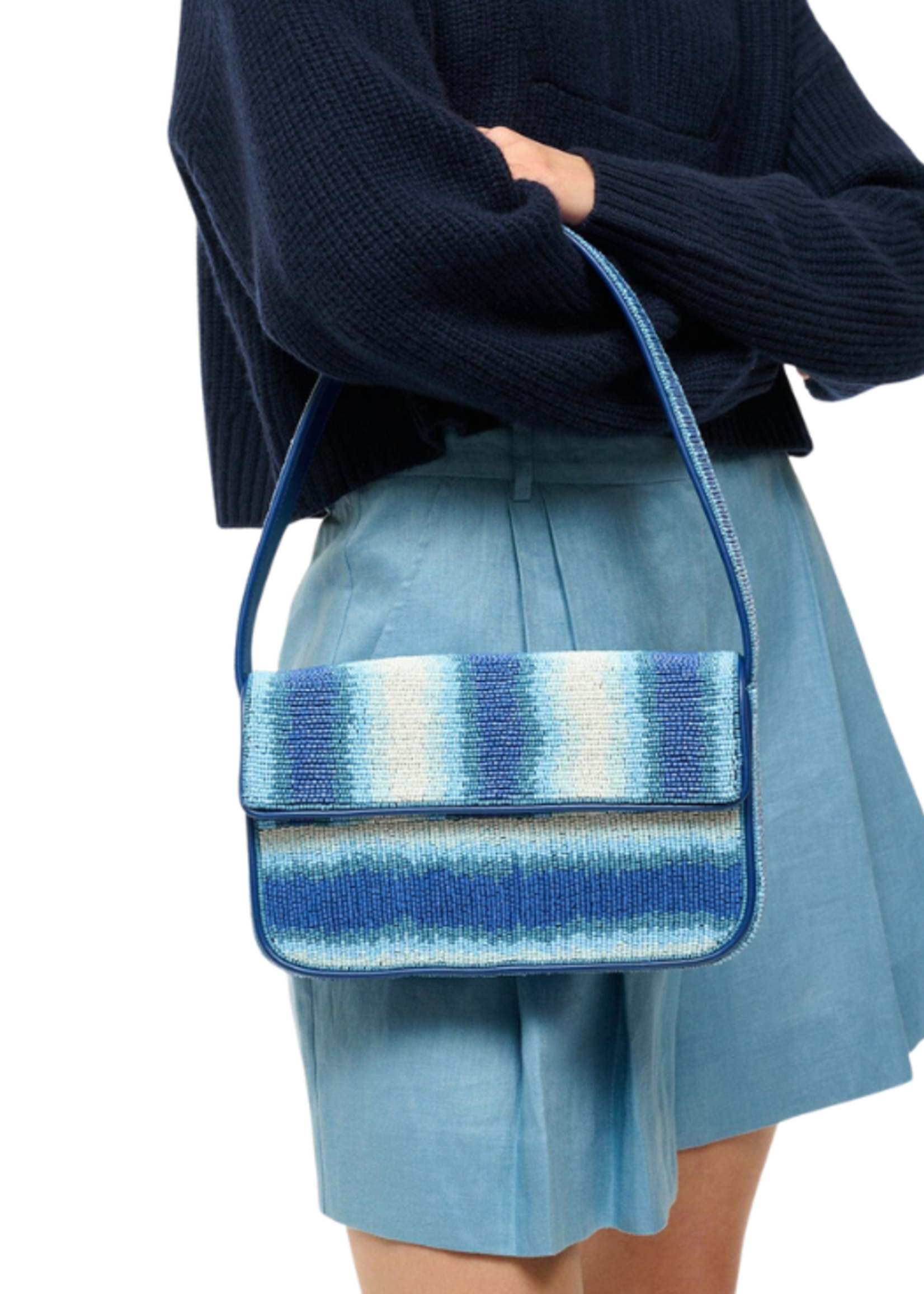 STAUD Staud Tommy Beaded Bag