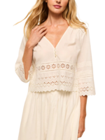 Misa Misa Arlet Eyelet Top
