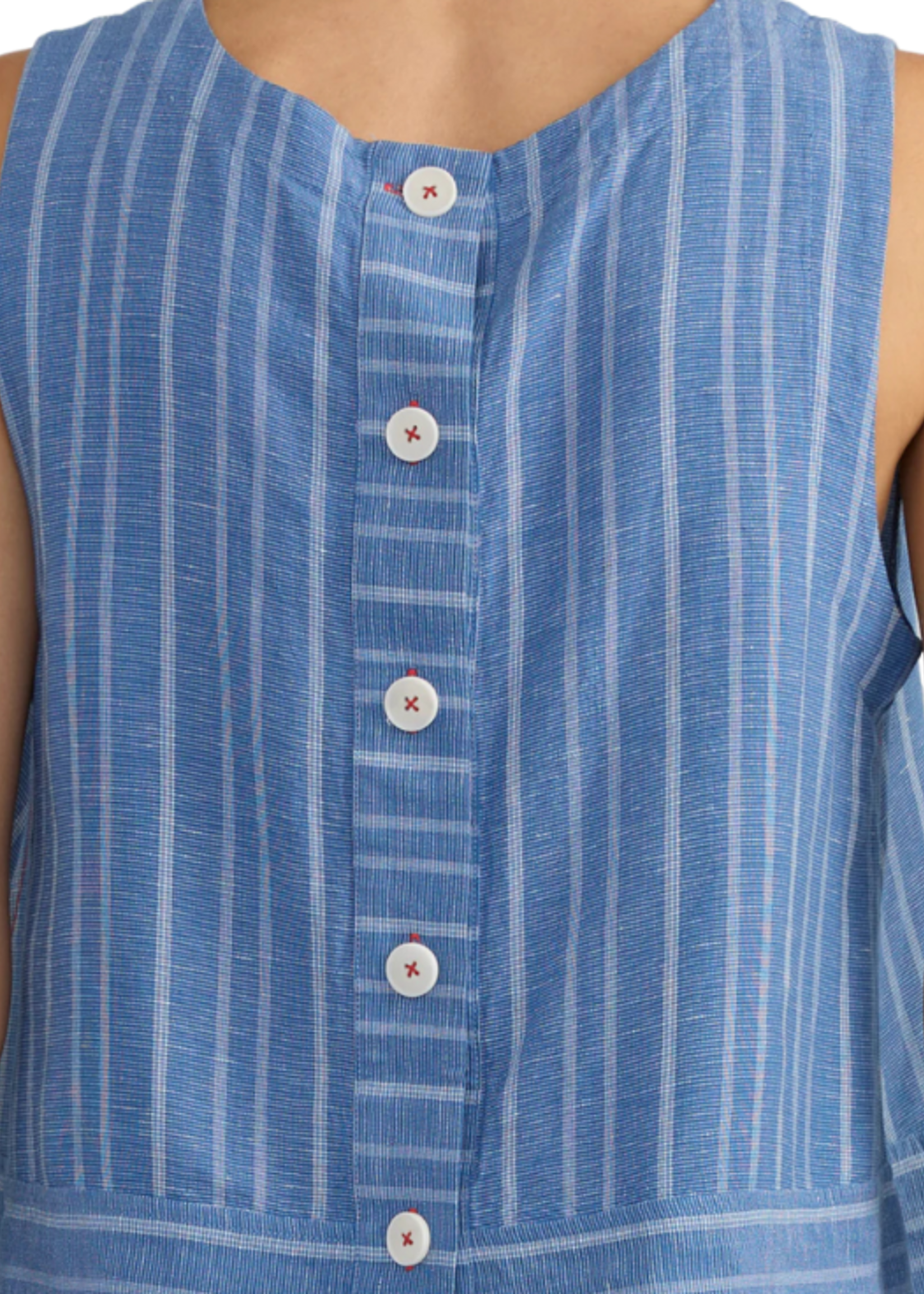 Margaret O'Leary MOL Avery Button Back Tank