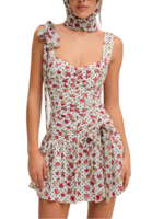 For Love & Lemons FLL Betty Bud Mini Dress