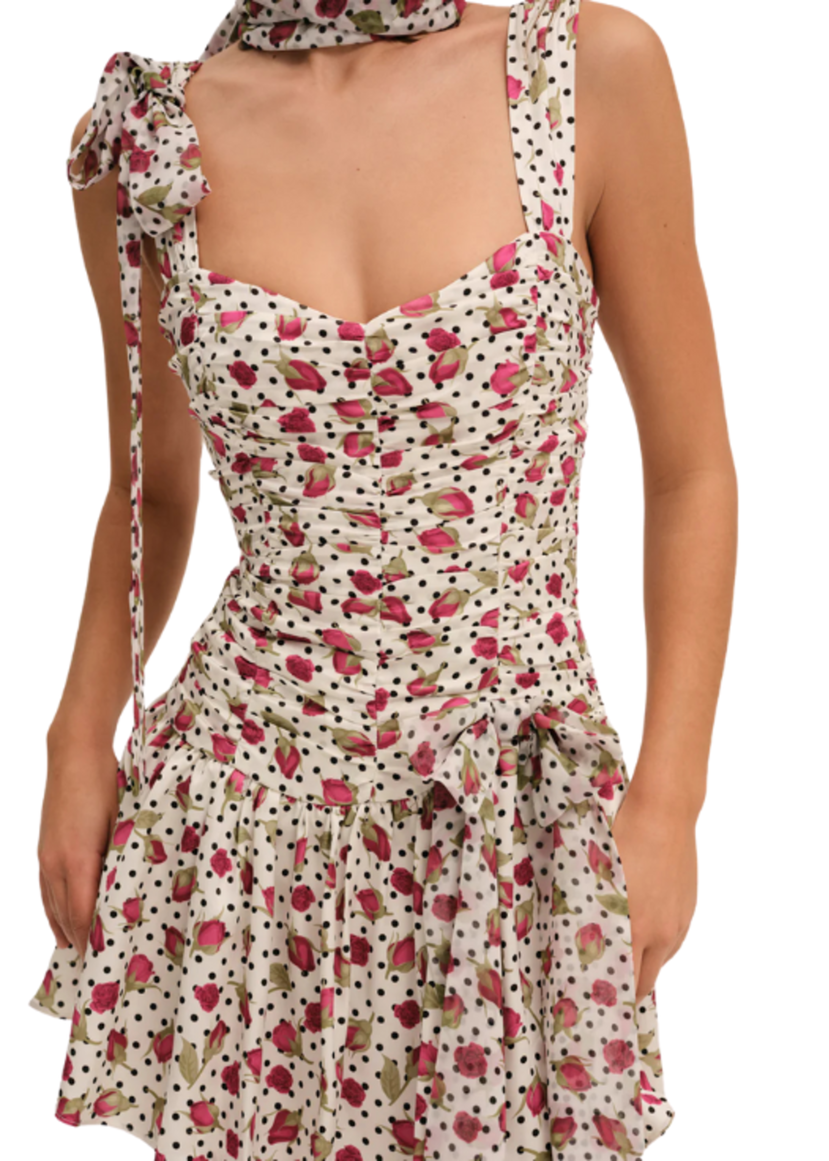 For Love & Lemons FLL Betty Bud Mini Dress
