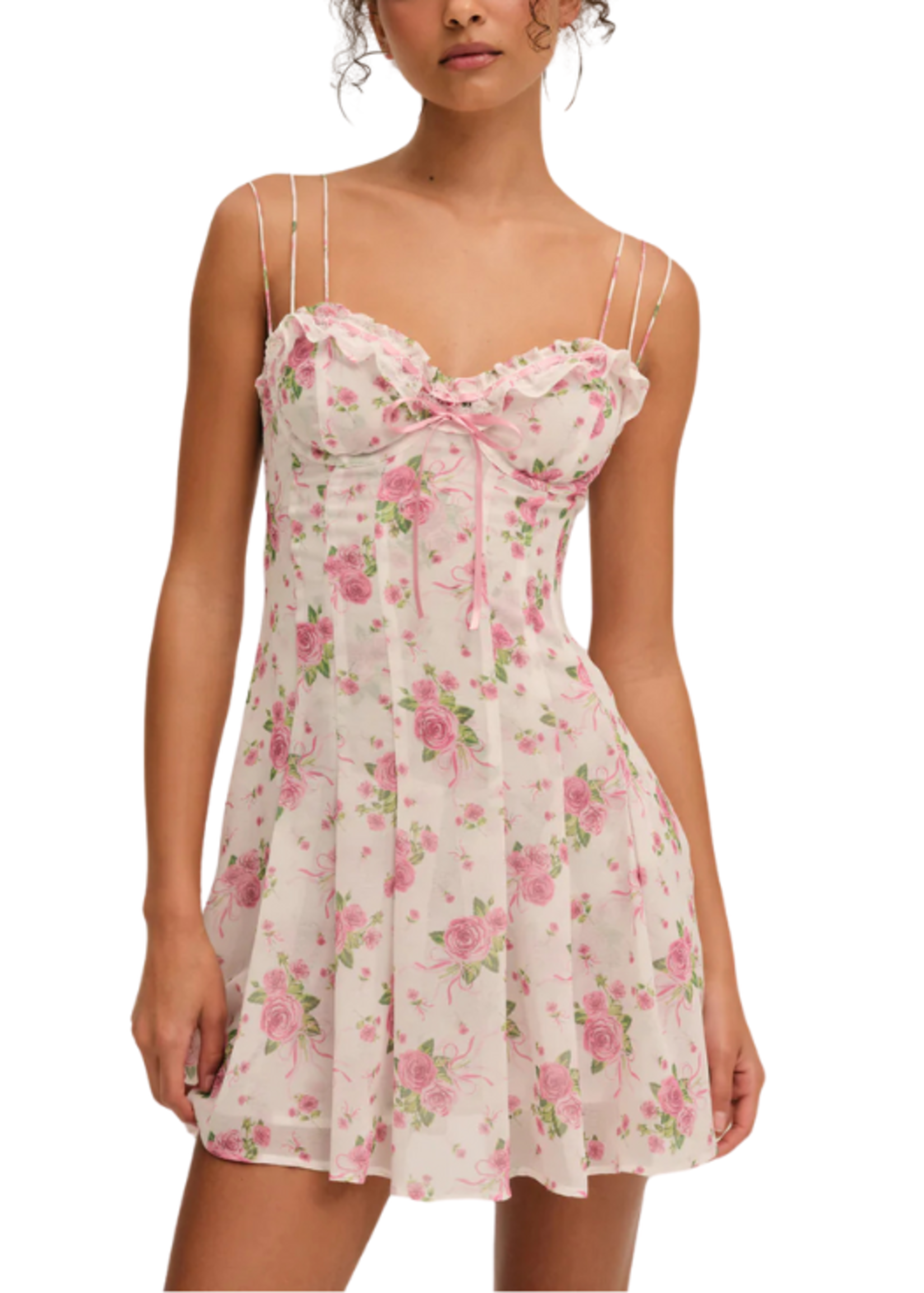 For Love & Lemons FLL Kate Mini Dress