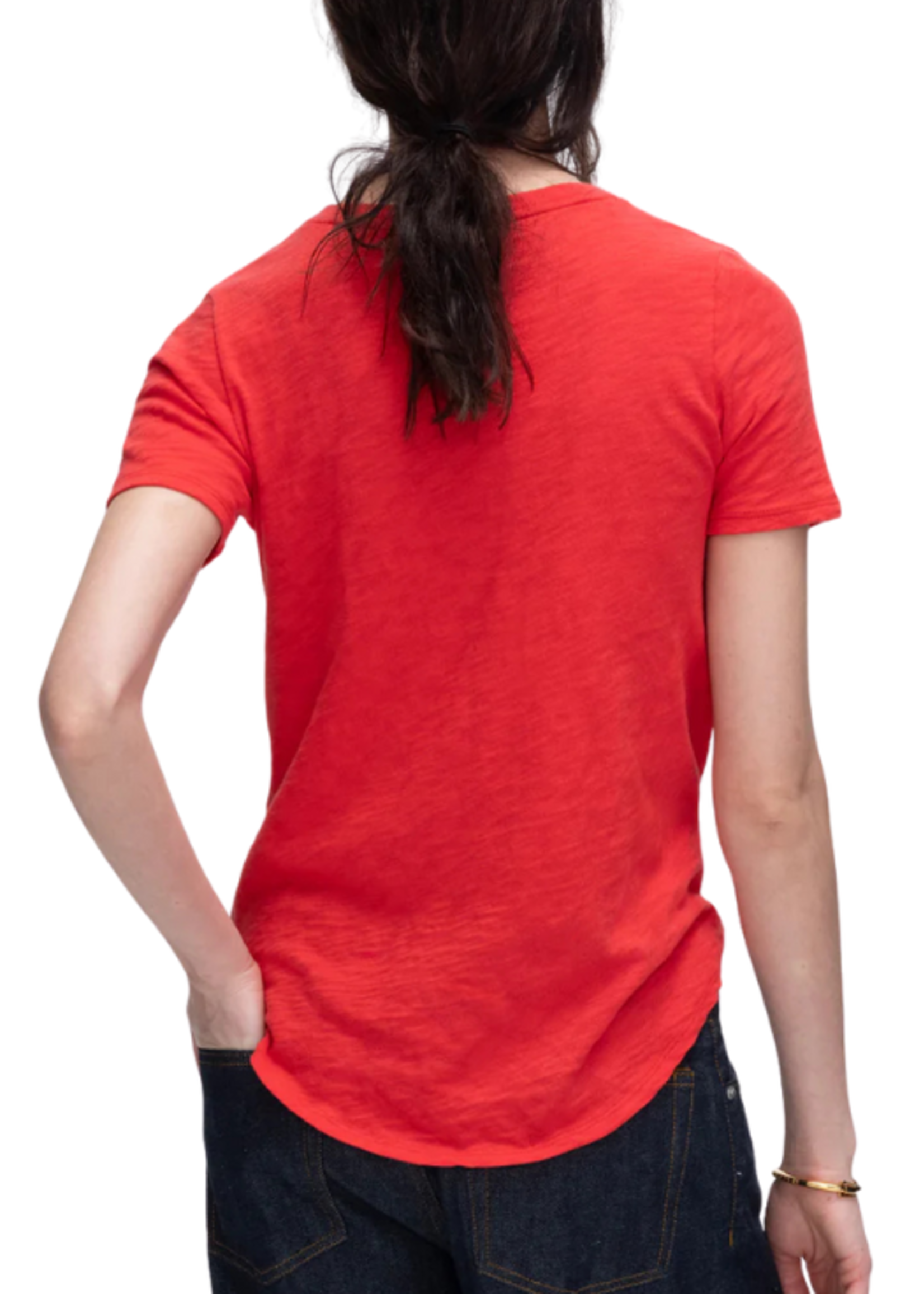 ATM ATM S/S V-Neck Slub Tee