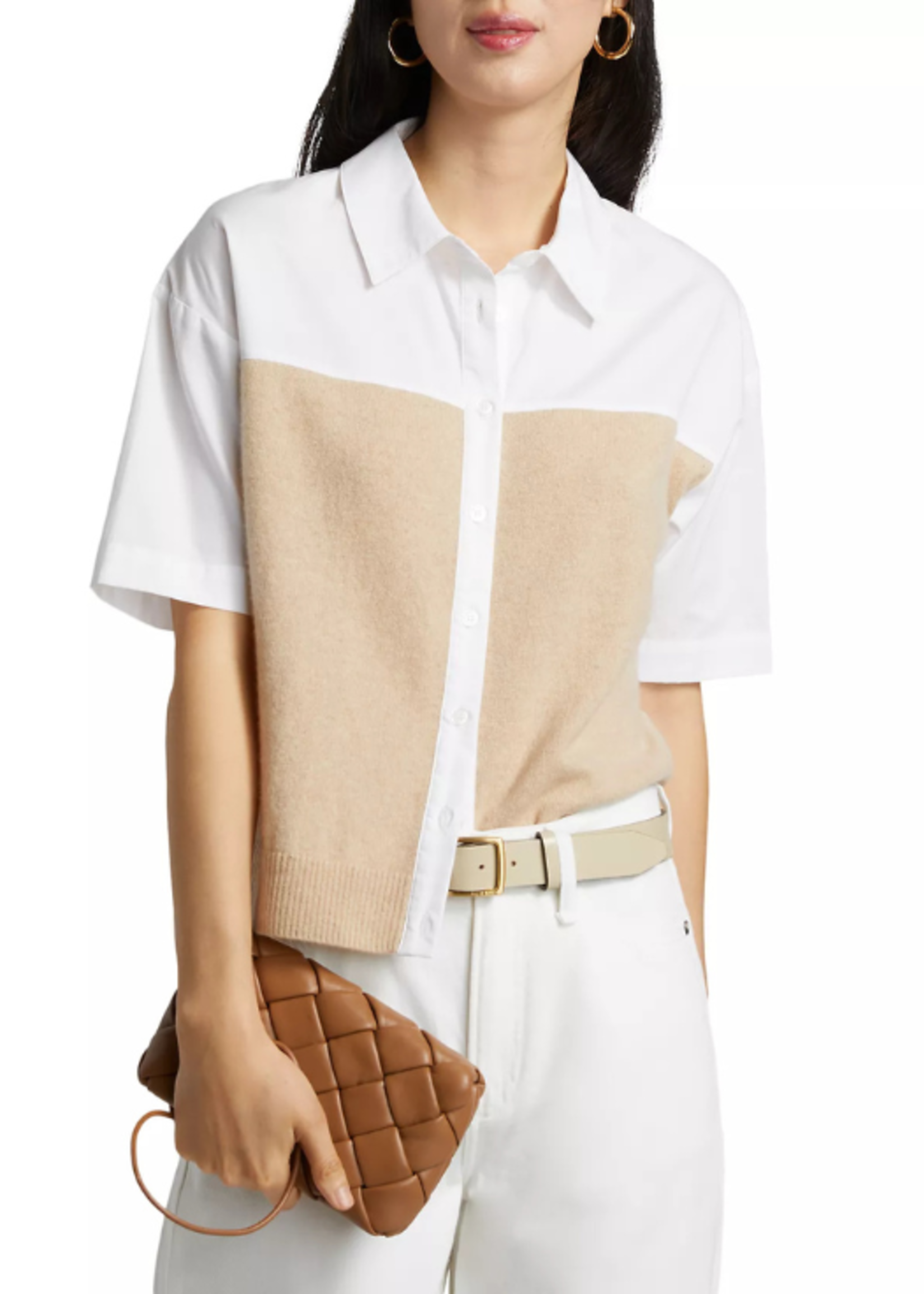 Naadam Naadam Mixed S/S Button Up