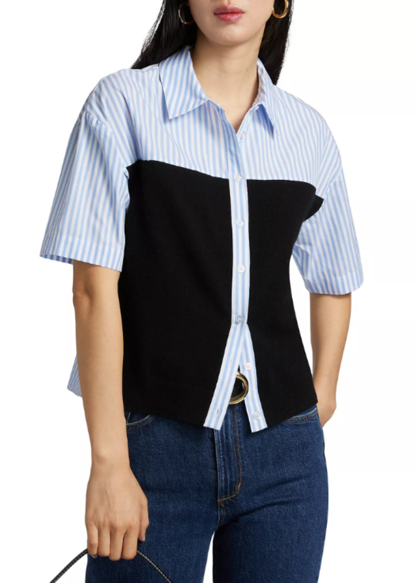 Naadam Naadam Mixed S/S Button Up