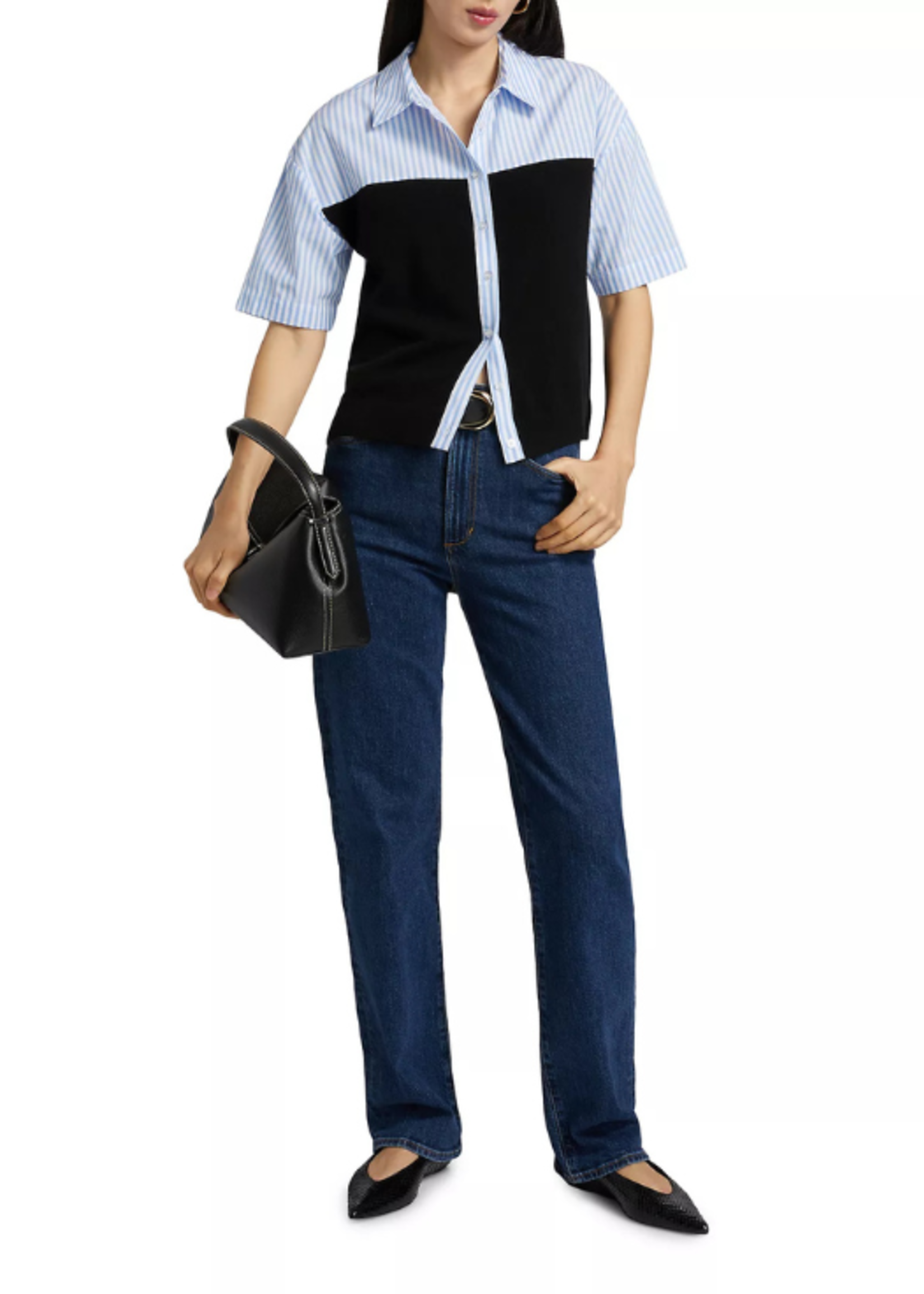 Naadam Naadam Mixed S/S Button Up