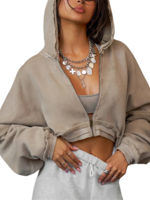 Joah Brown Joah Brown Deconstructed Zip Hoodie