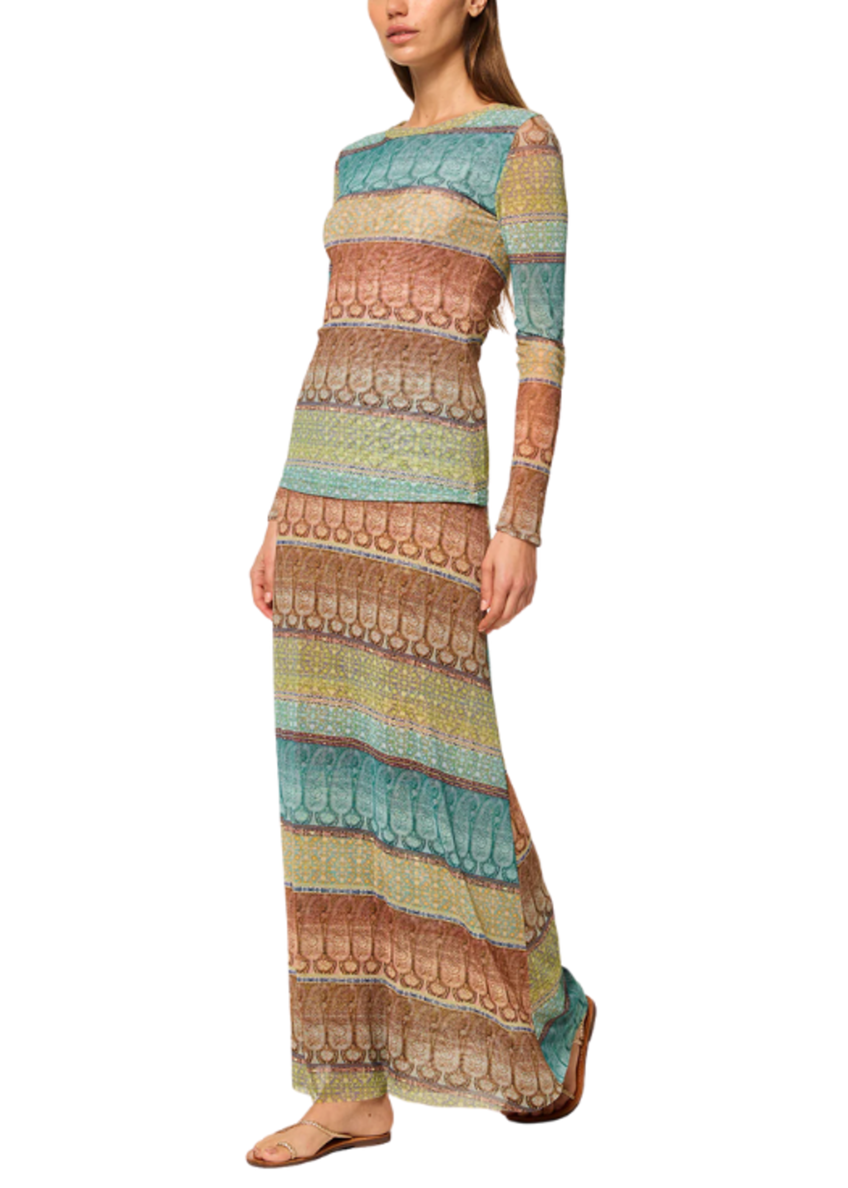 Misa Misa Mesh Ekat Skirt