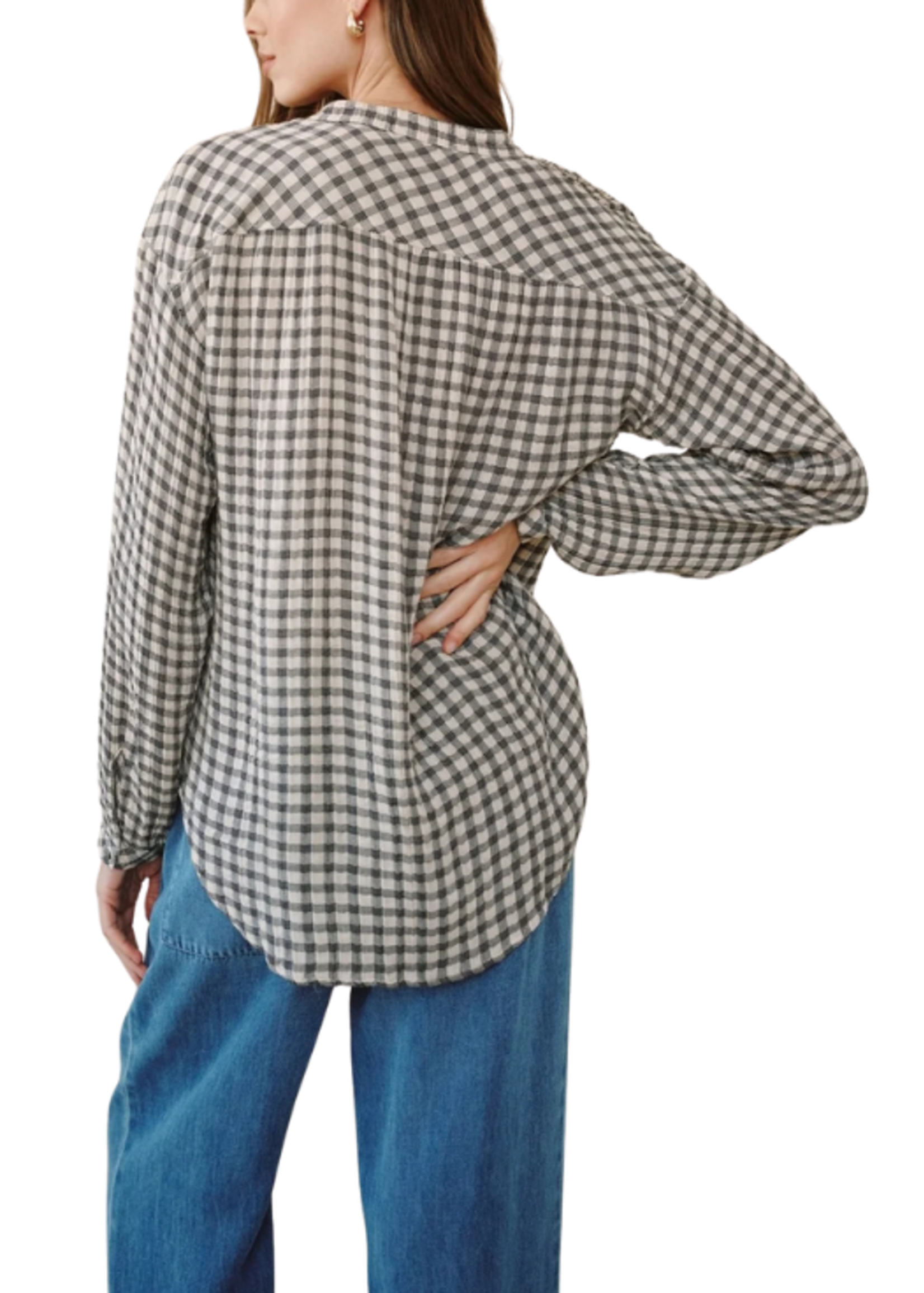 Bella Dahl Bella Dahl Mandarin Collar Shirt