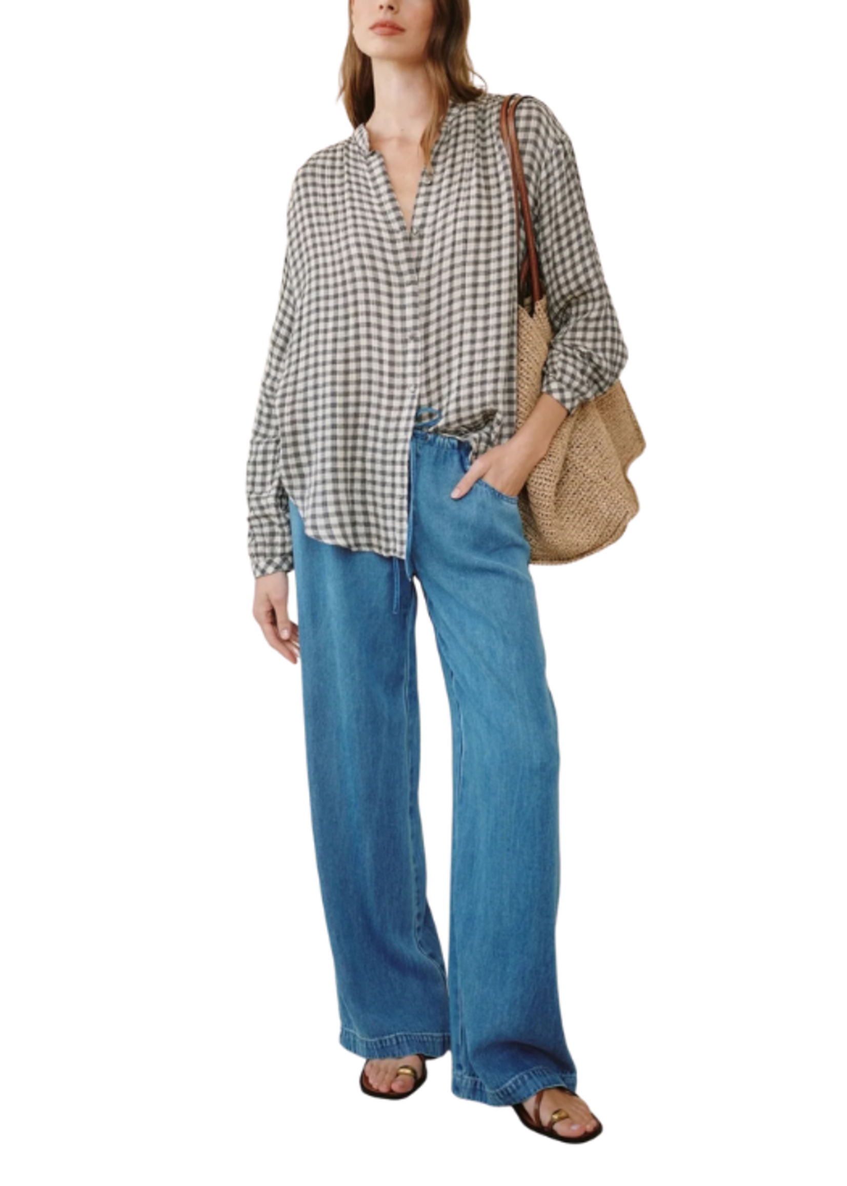 Bella Dahl Bella Dahl Mandarin Collar Shirt