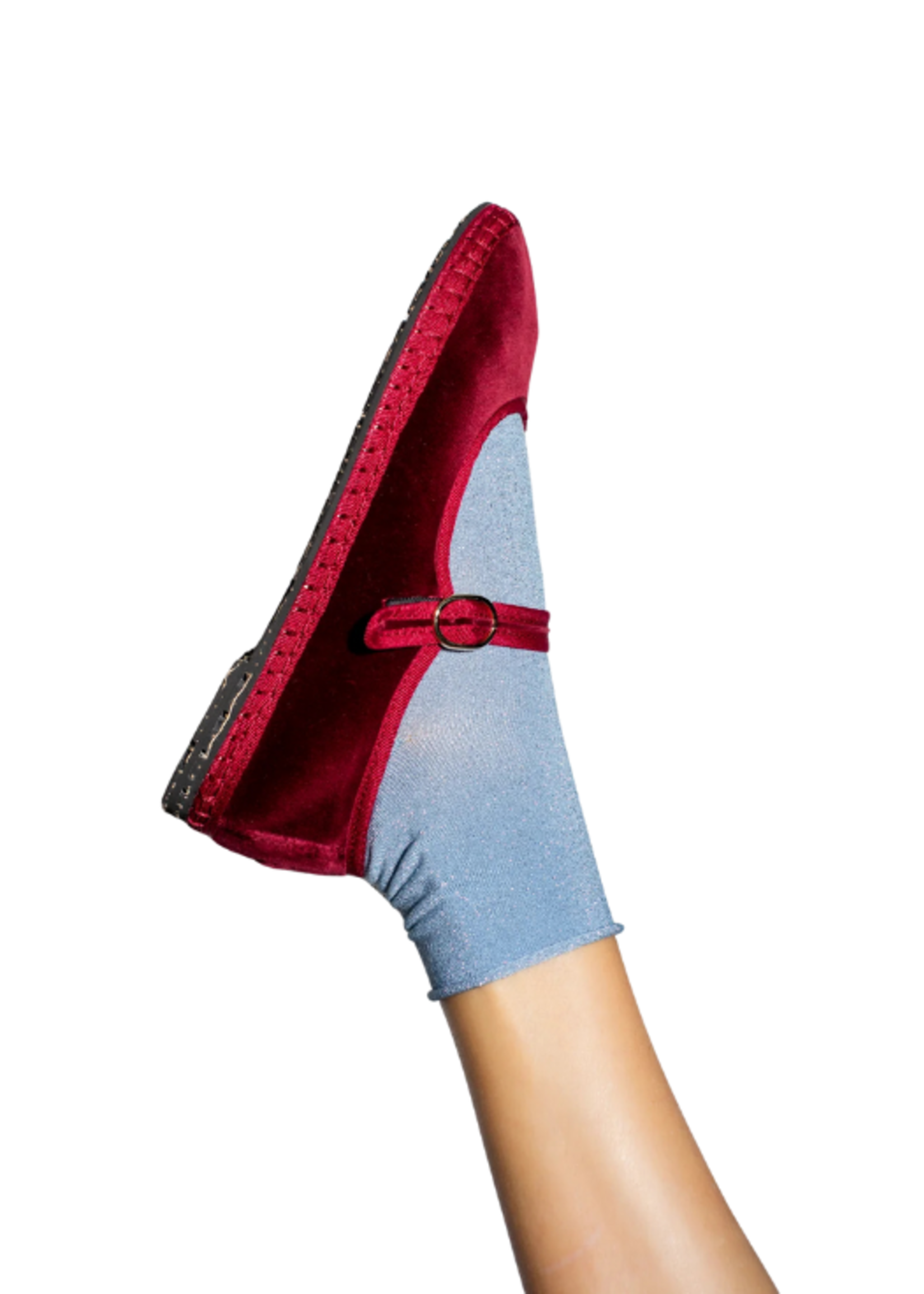 Flabelus Flabelus Velvet Mary Jane