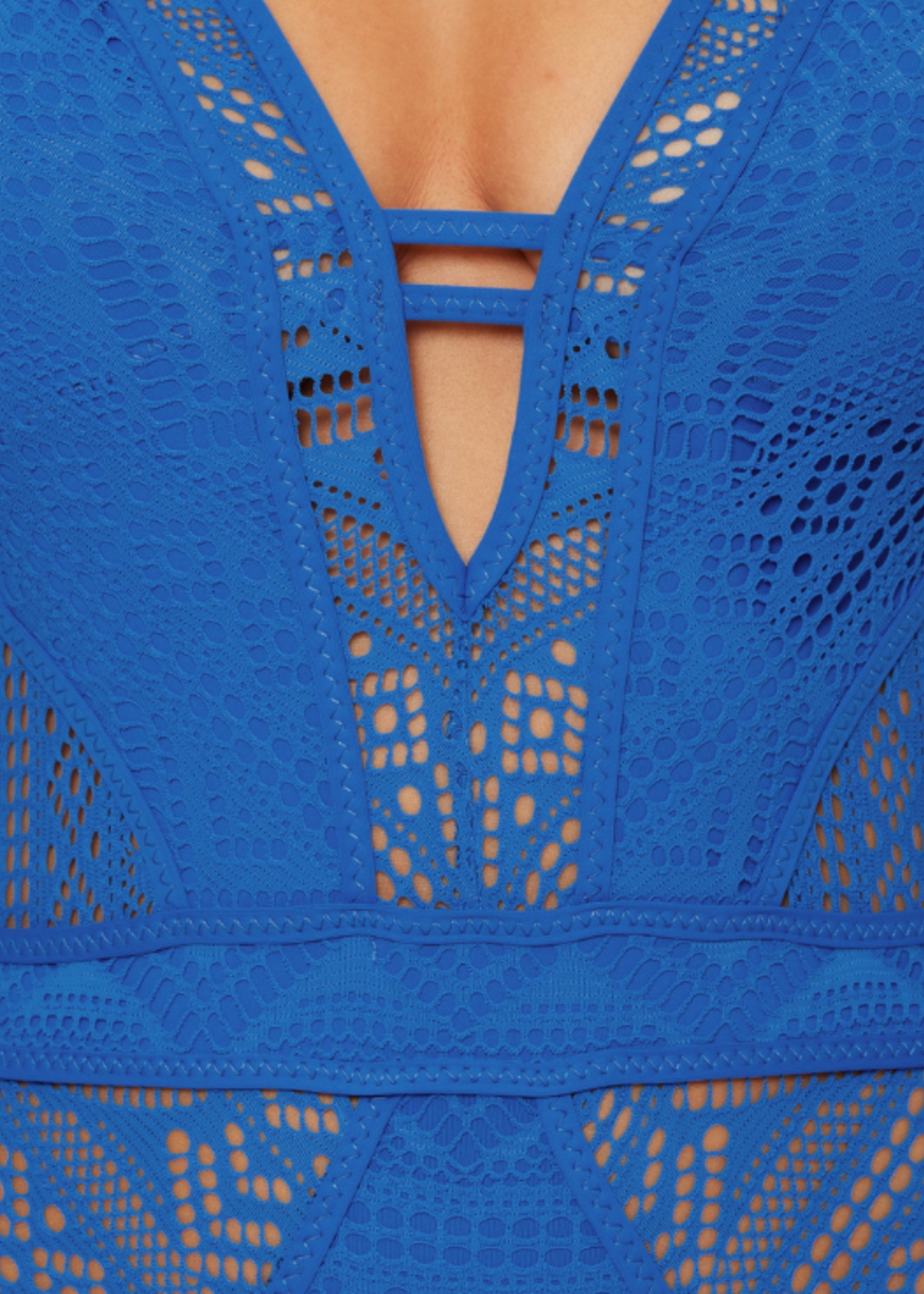 Becca Becca One Piece Plunge Swimsuit