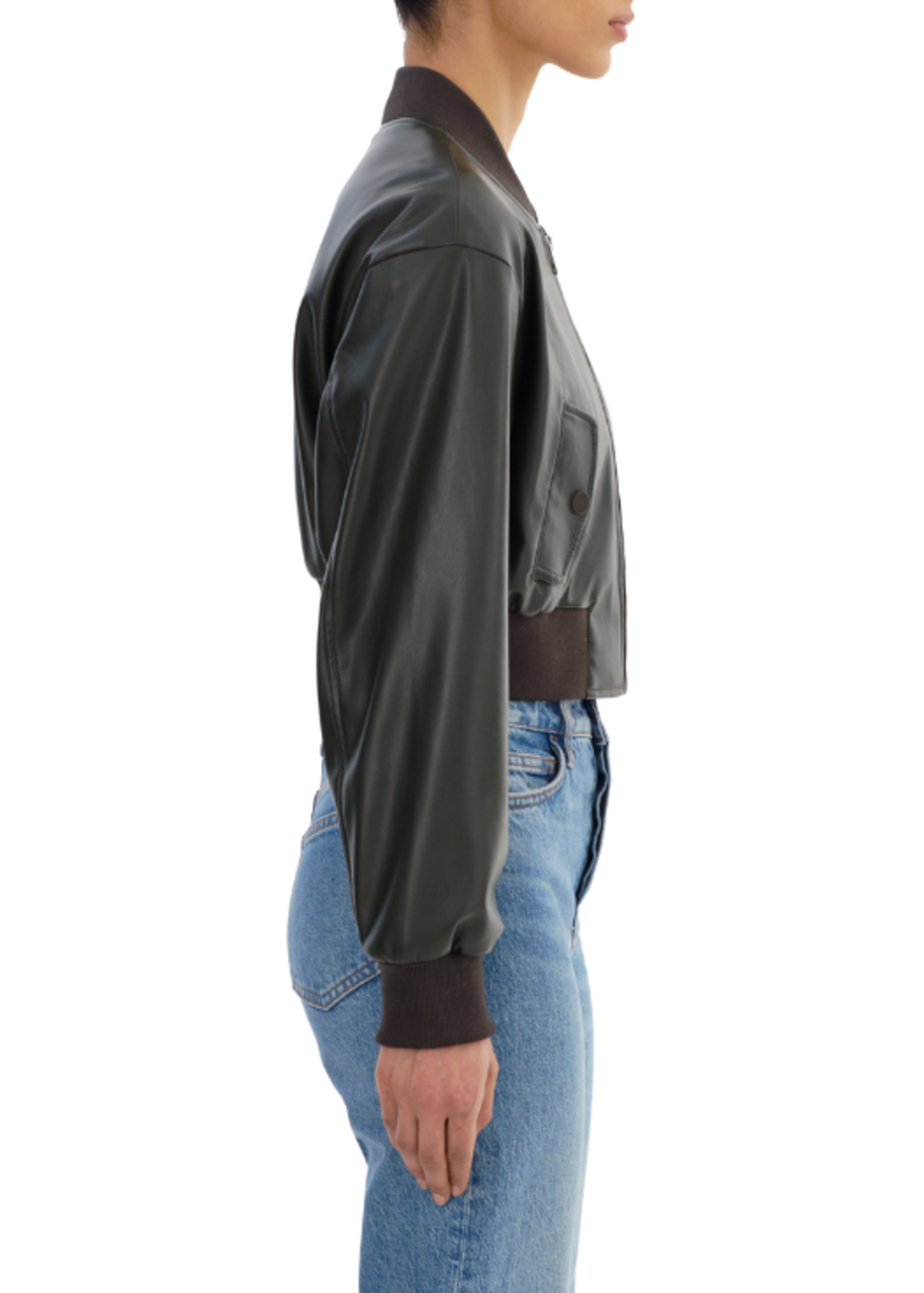 Lamarque Lamarque Evelin Cropped Bomber