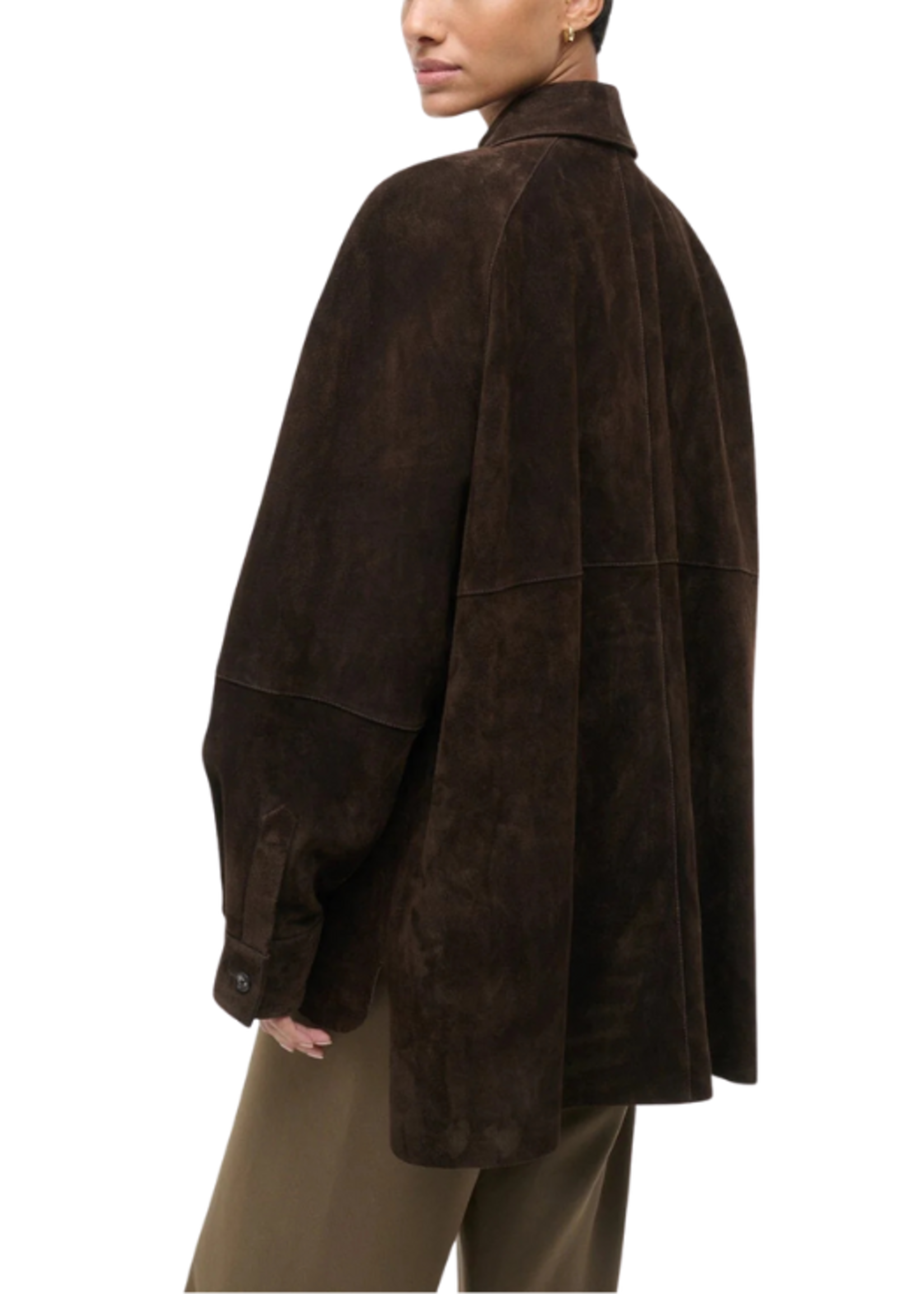 STAUD Staud Josette Suede Shirt