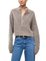 STAUD Staud Cropped Hampton Sweater