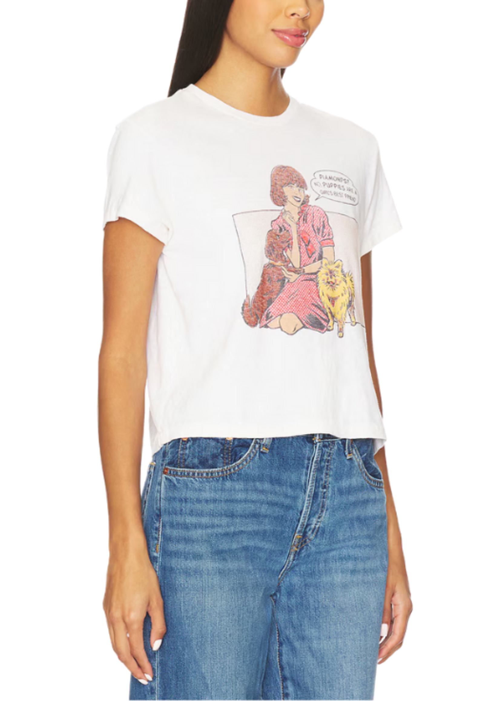 Re/Done Re/Done 50's Boxy Puppy Tee