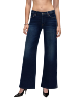 Re/Done Re/Done Mid Rise Studded  Jean