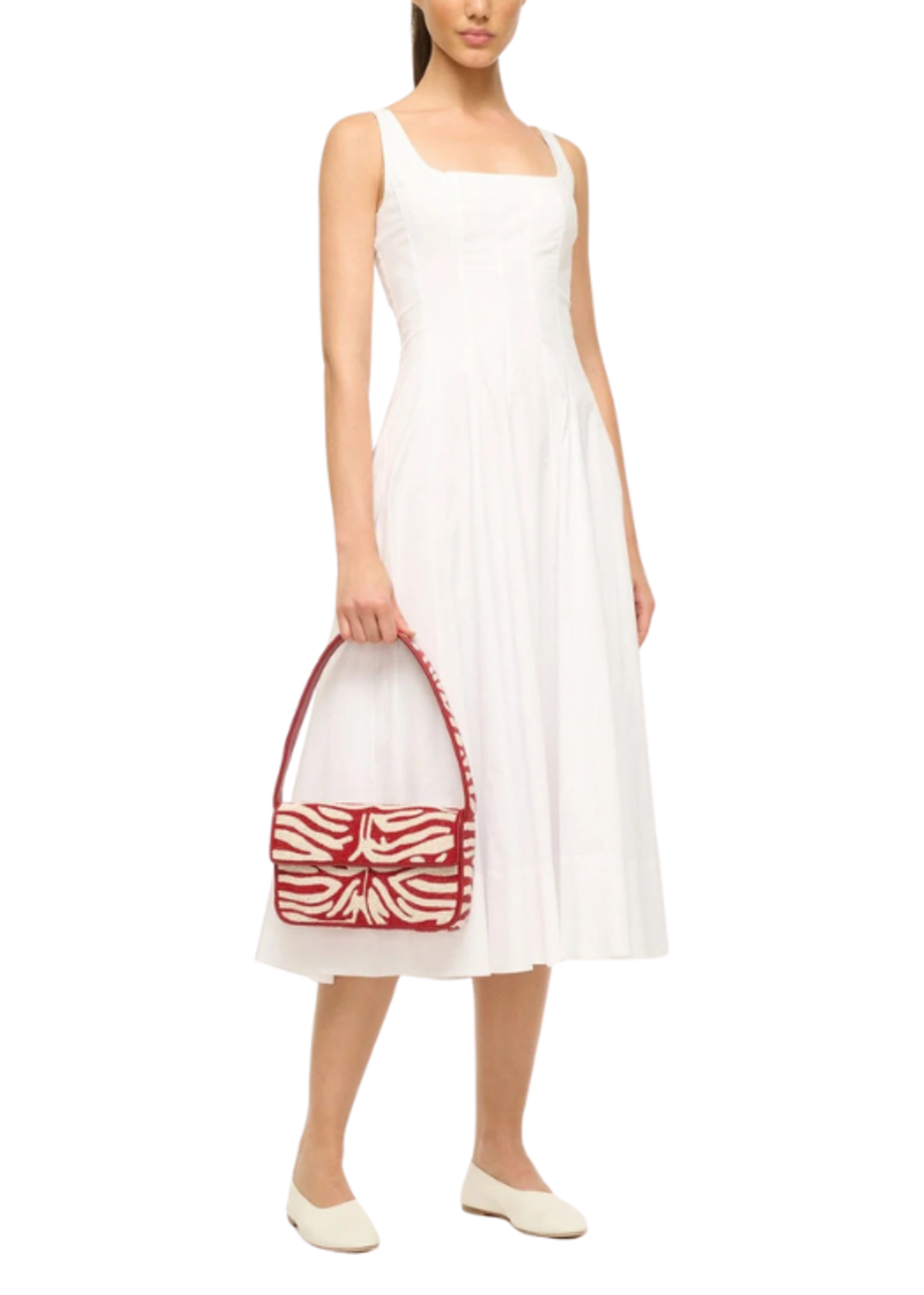 STAUD Staud Tommy Beaded Bag