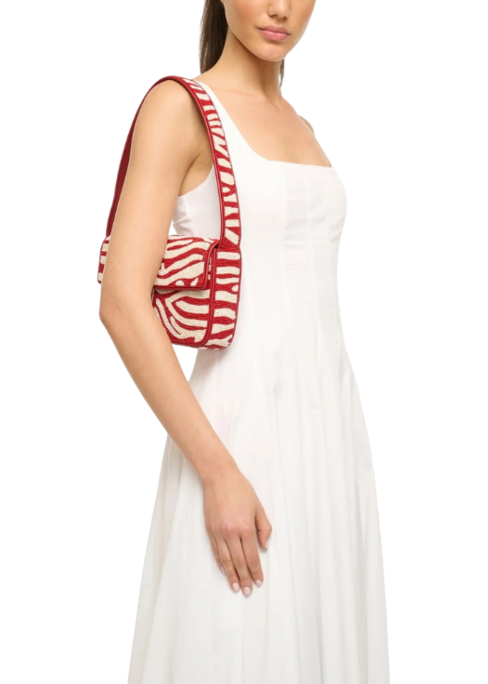 STAUD Staud Tommy Beaded Bag