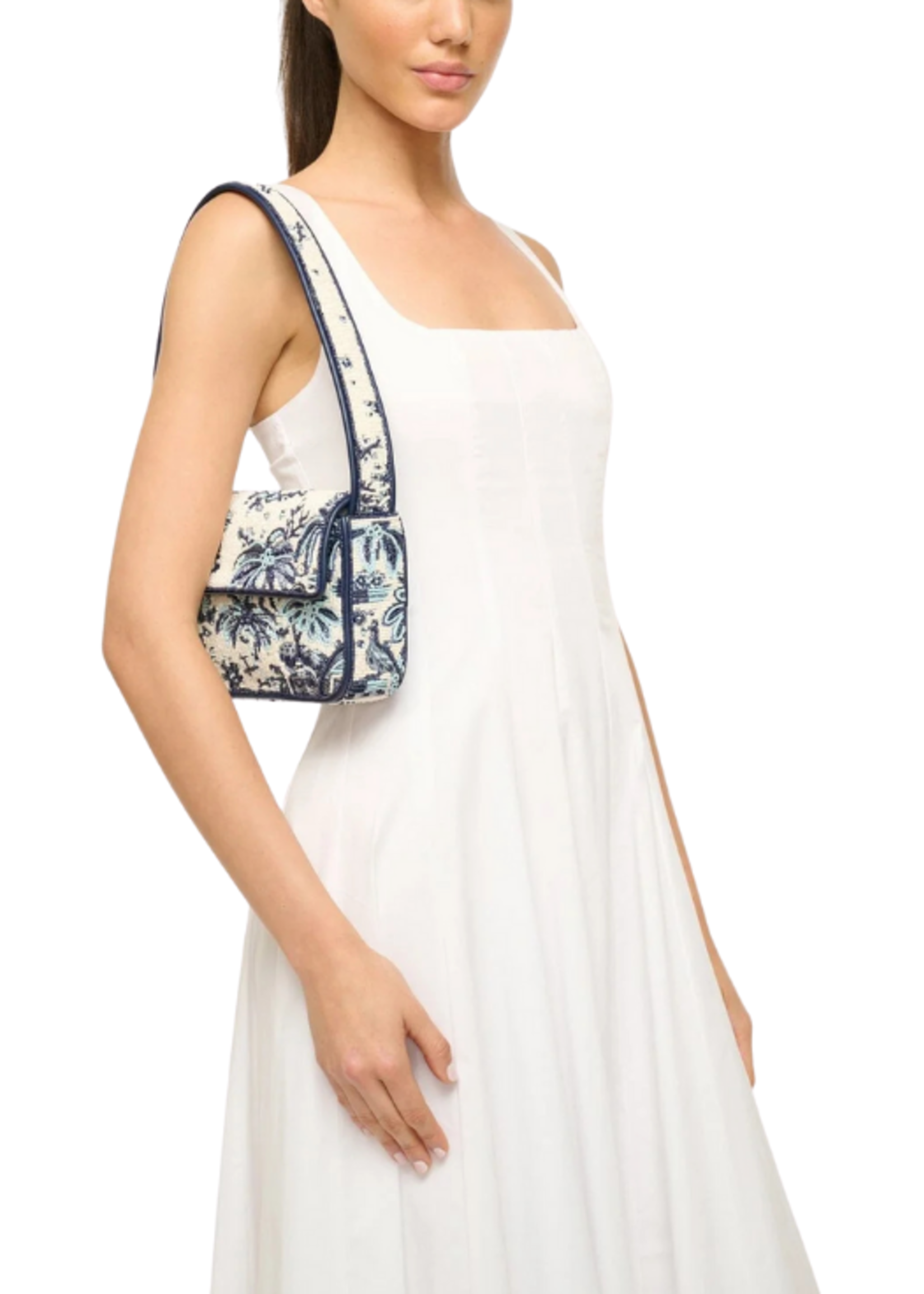 STAUD Staud Tommy Beaded Bag